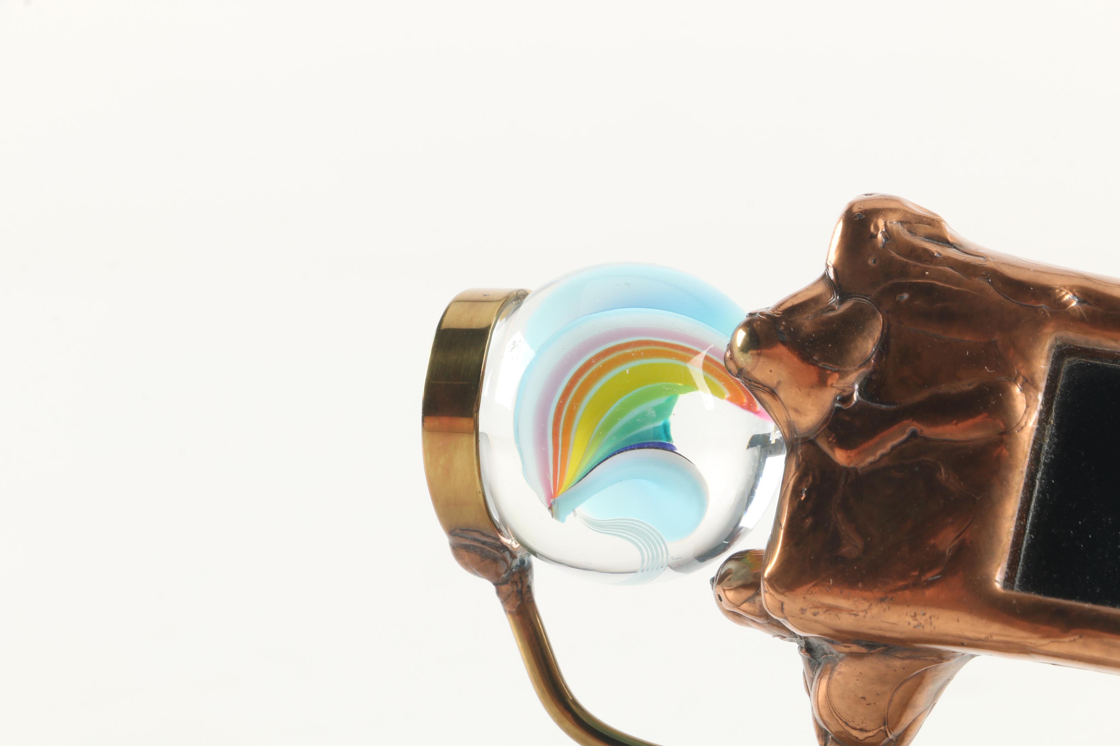 Handcrafted Kaleidoscopes Featuring Slag Glass and Glass Marbles