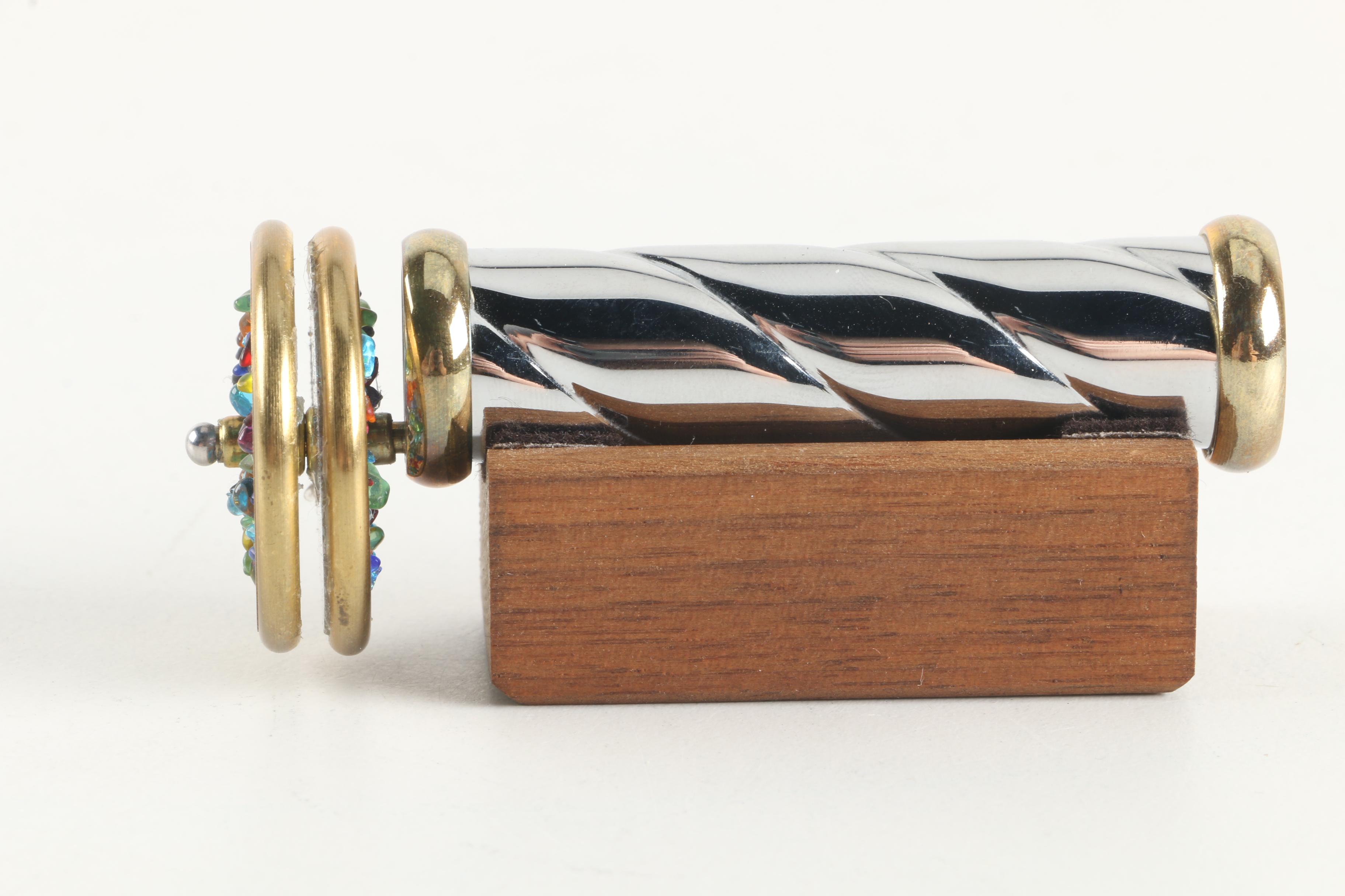 Handcrafted Kaleidoscopes Featuring Slag Glass and Glass Marbles