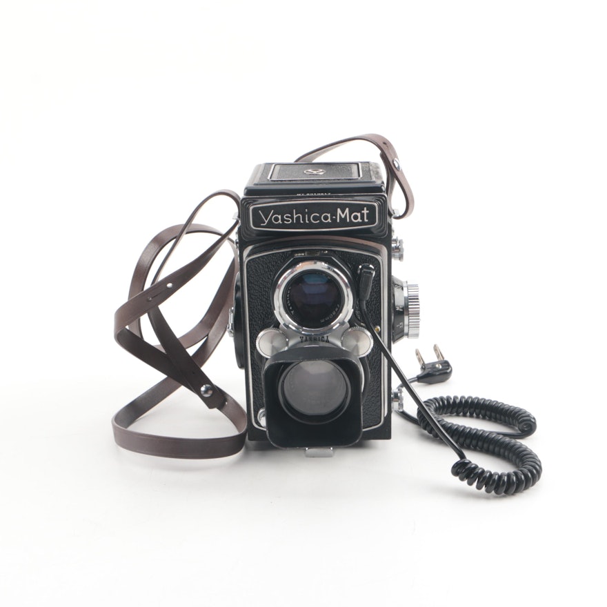 Vintage Yashica-Mat Twin-Lens Reflex Camera