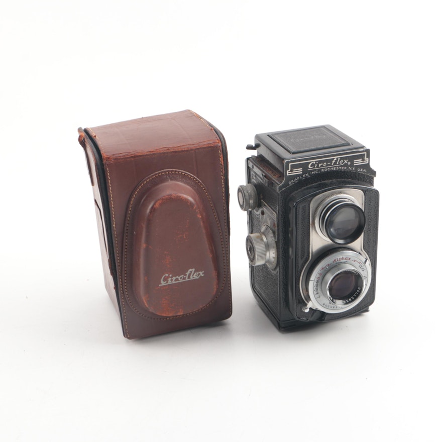 Vintage Ciro-Flex Model D Twin-Lens Reflex Camera