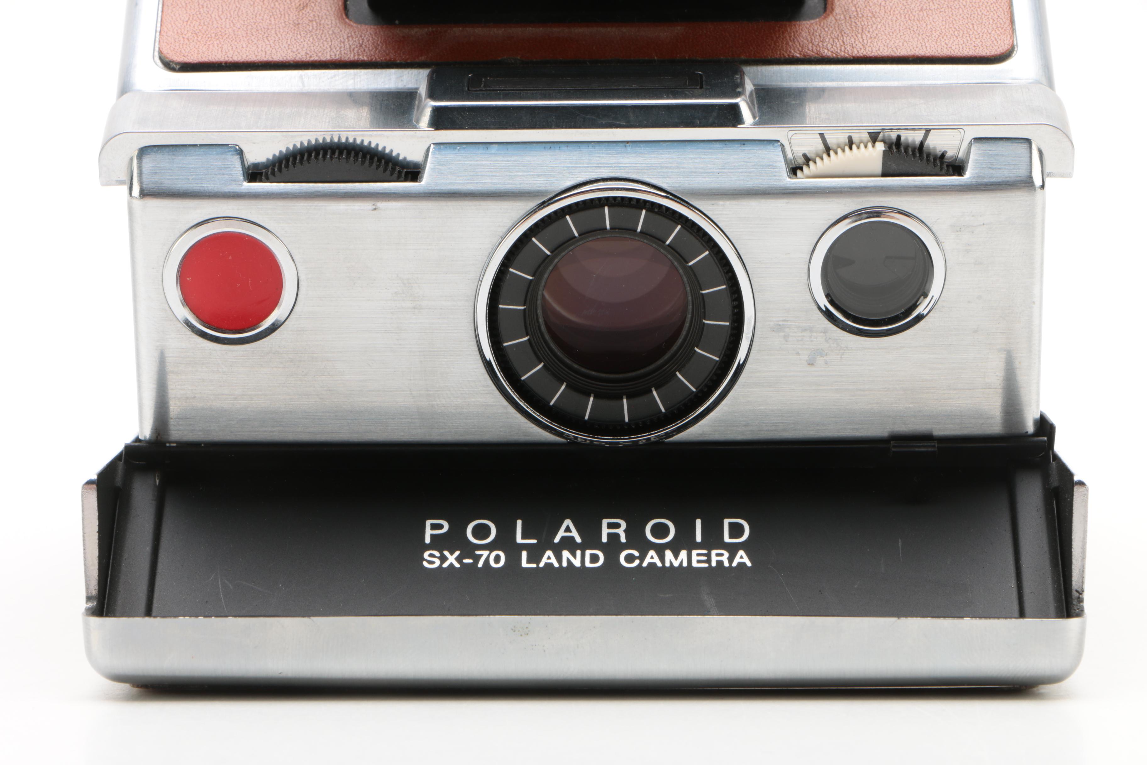 Vintage Polaroid SX-70 Folding Single-Lens Reflex Land Camera