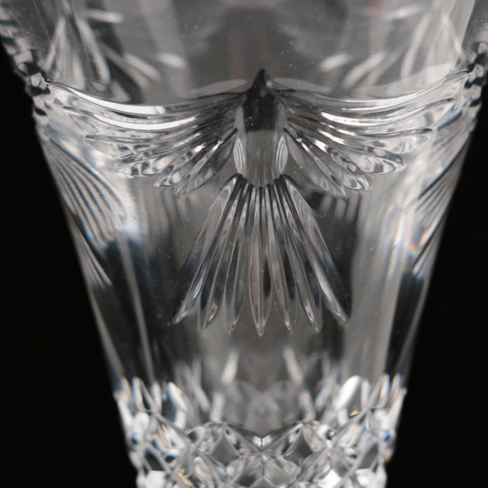 Waterford Crystal "Millennium" Series Champagne Flutes Set of Four