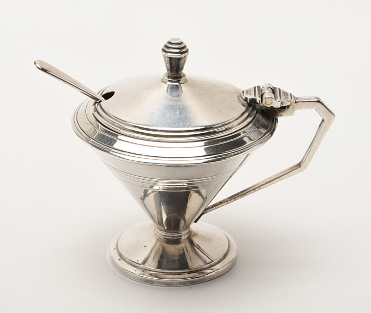 Early Twentieth Century Sterling Condiment Set from Harrods, London
