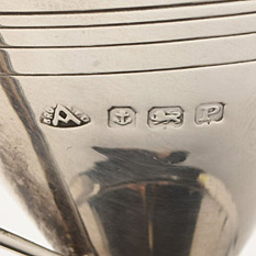 Early Twentieth Century Sterling Condiment Set from Harrods, London