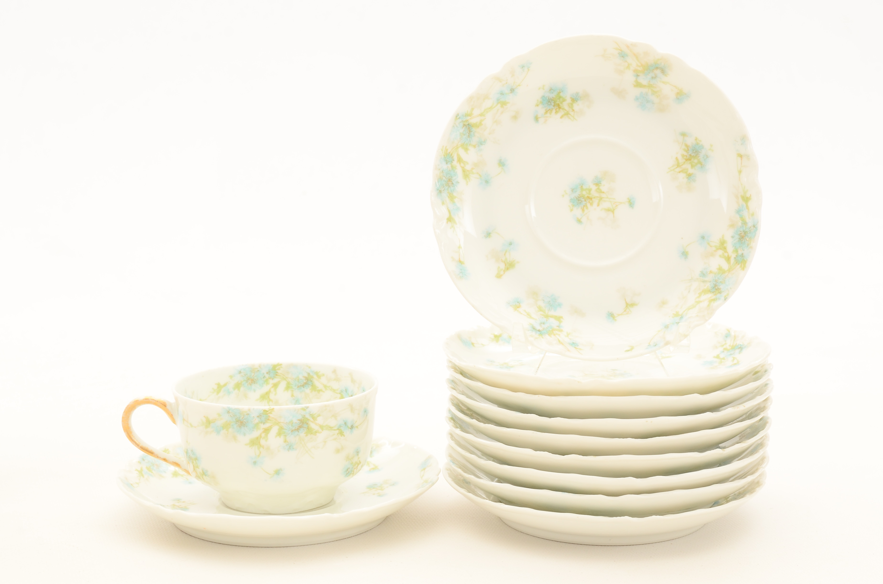Set of Haviland Limoges Porcelain Dinnerware