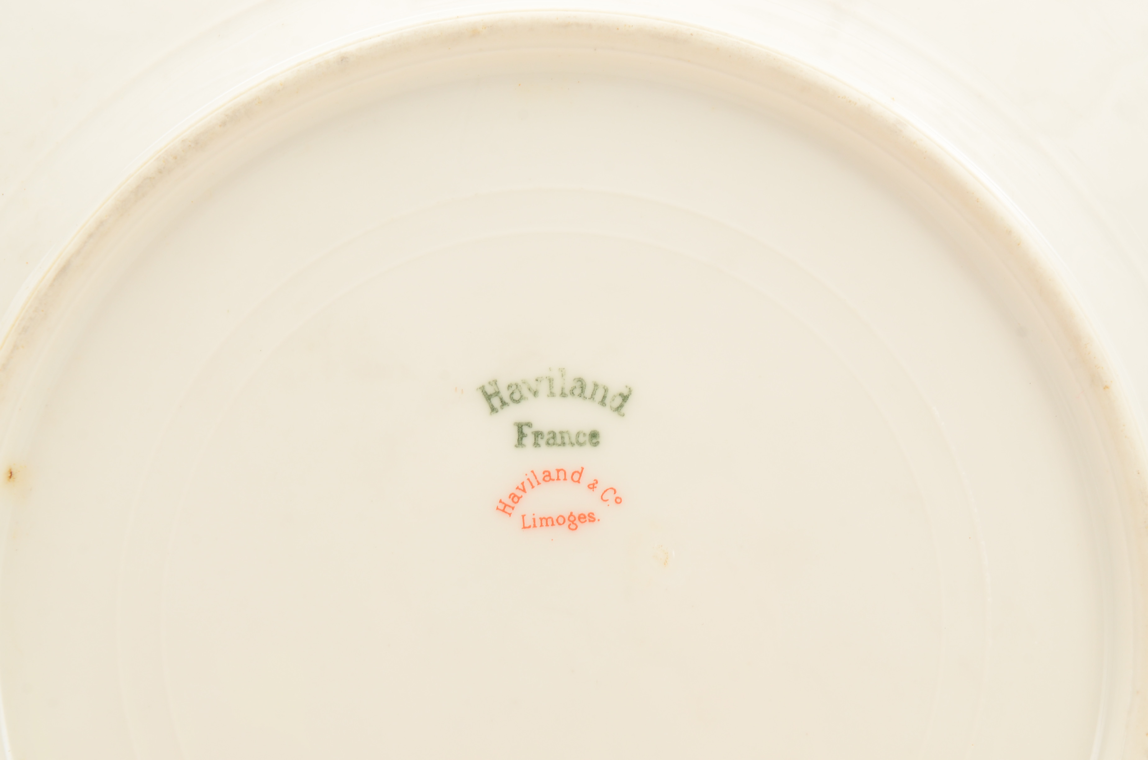 Set of Haviland Limoges Porcelain Dinnerware