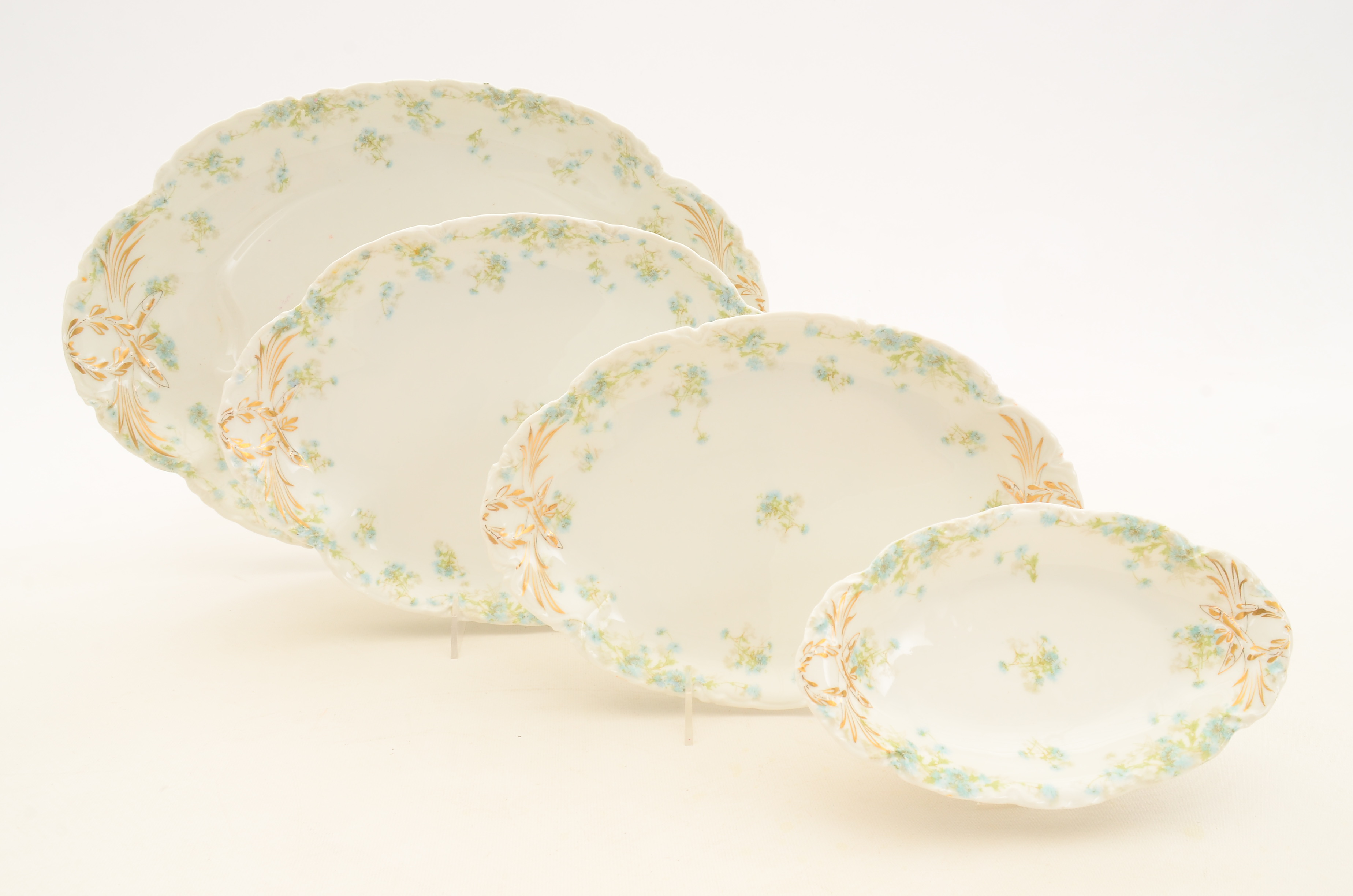 Set of Haviland Limoges Porcelain Dinnerware