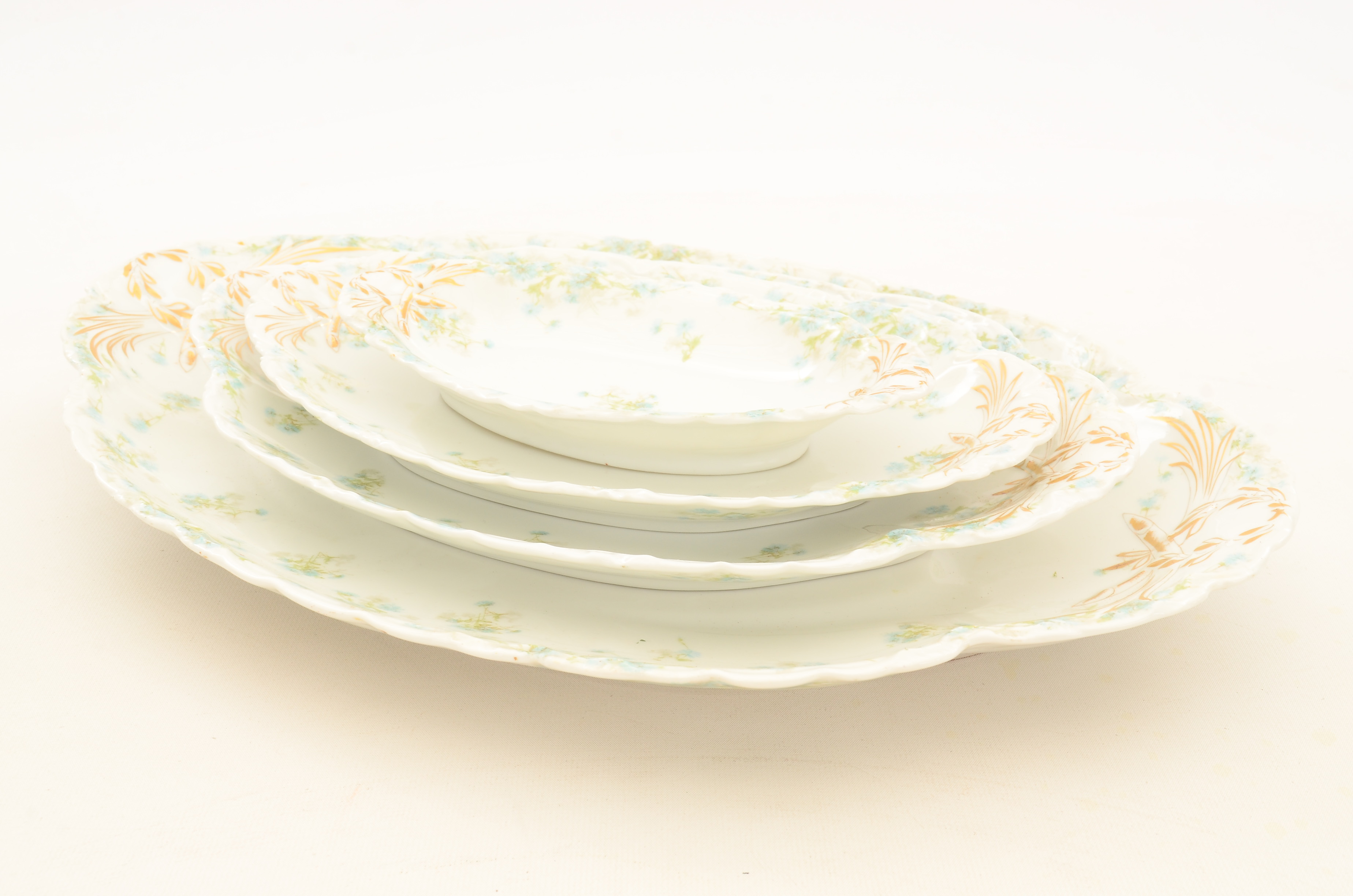 Set of Haviland Limoges Porcelain Dinnerware