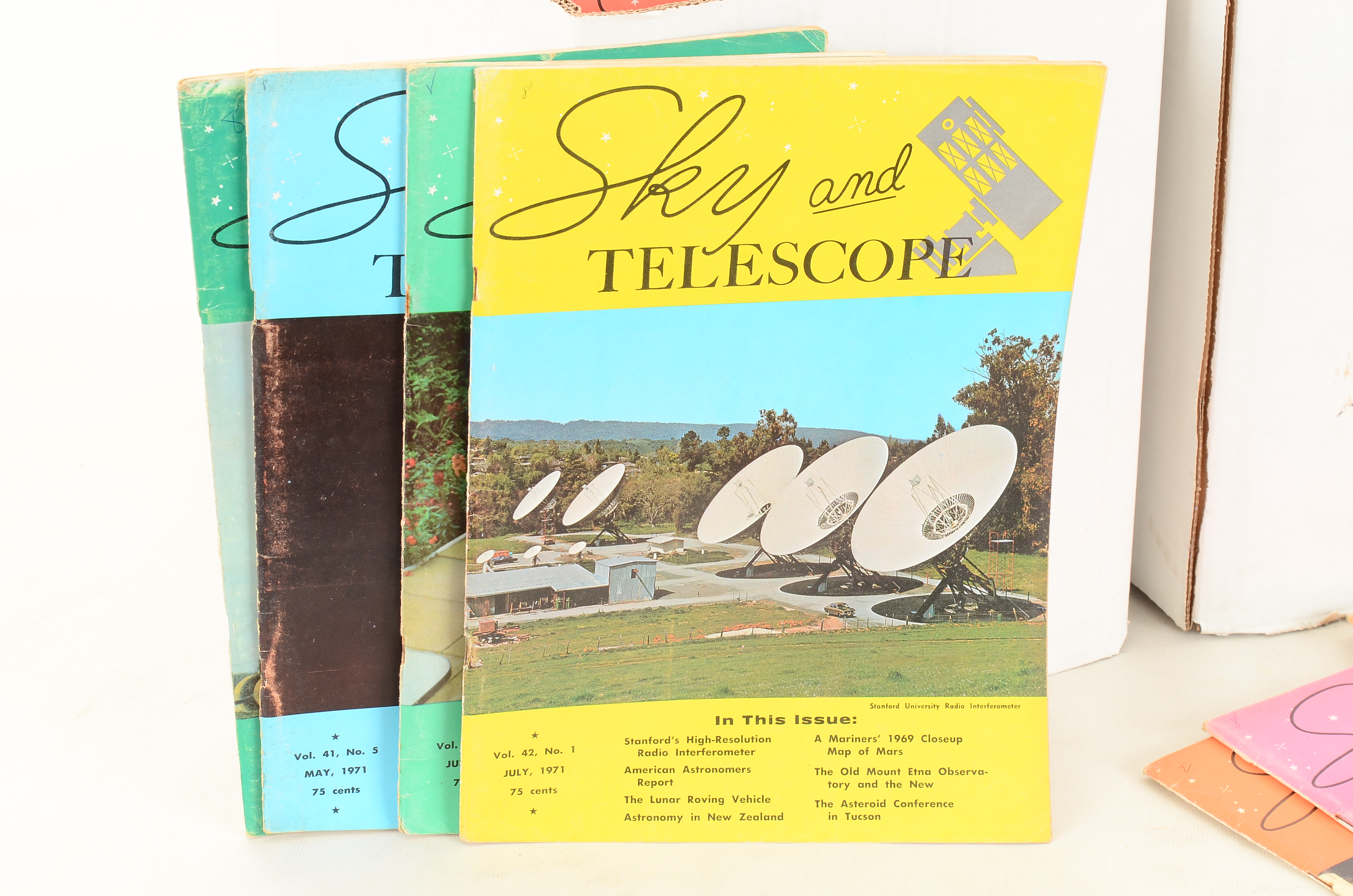 Collection of Vintage "Sky and Telescope" Magazines