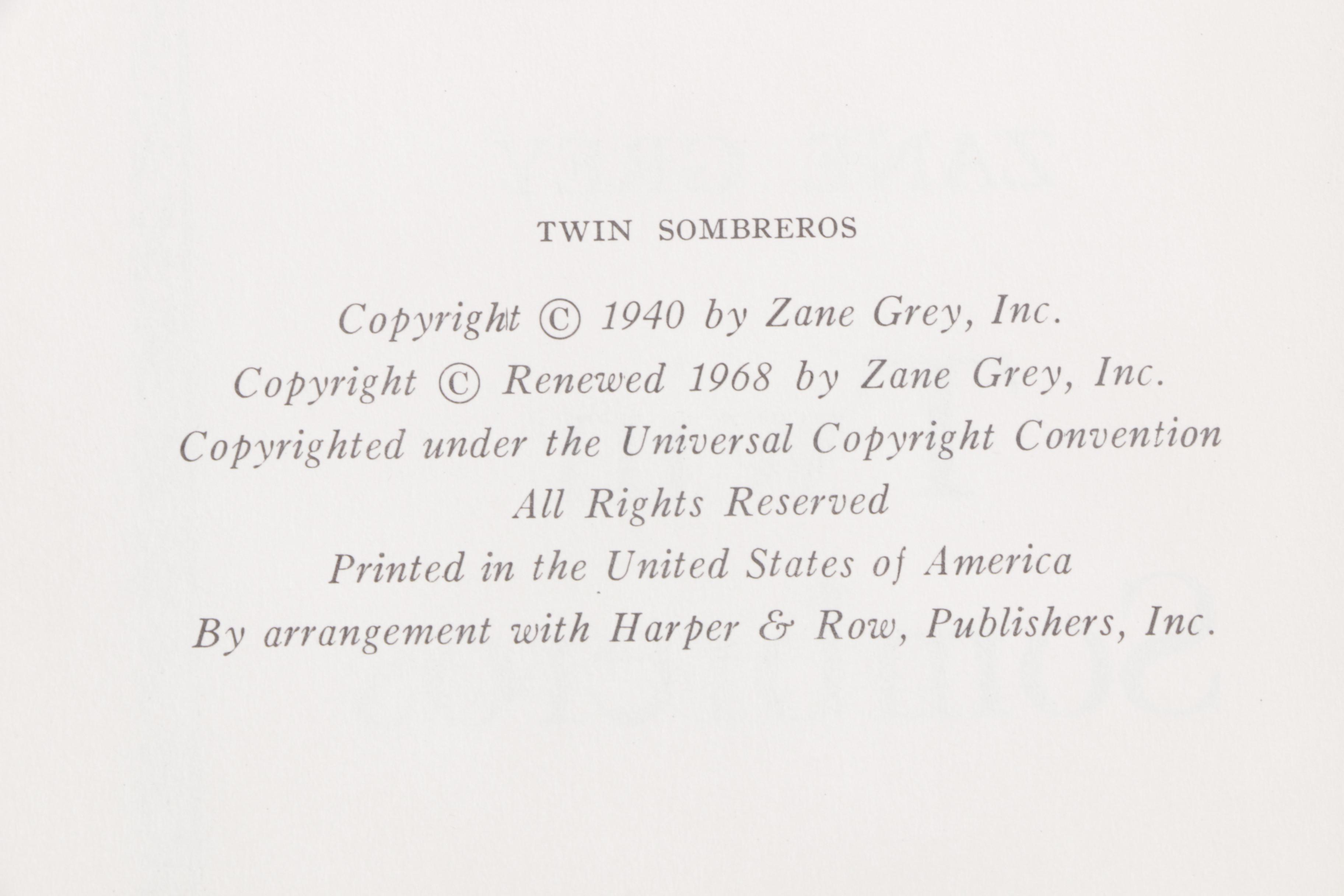 Seventy-Three Zane Grey Novels