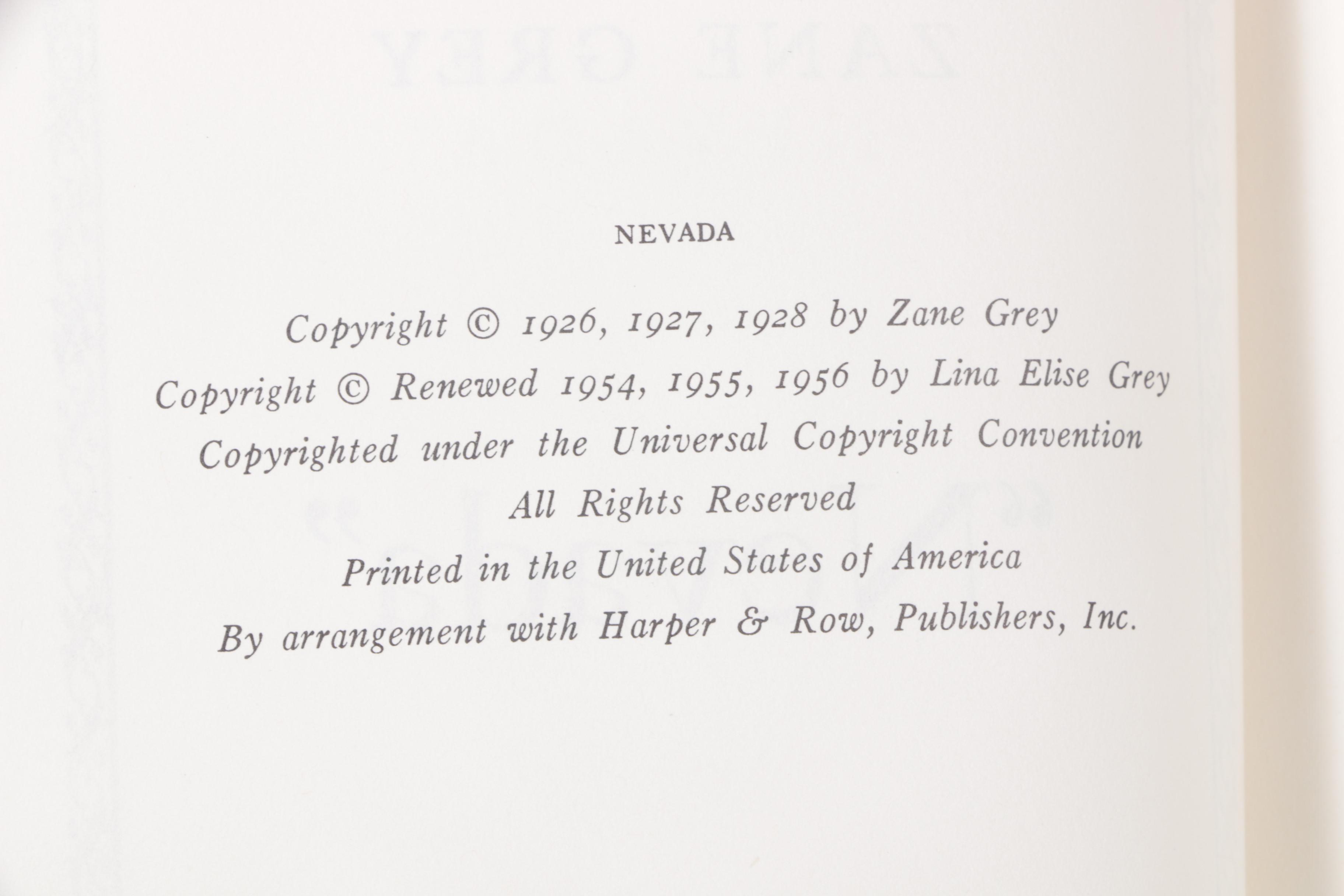 Seventy-Three Zane Grey Novels