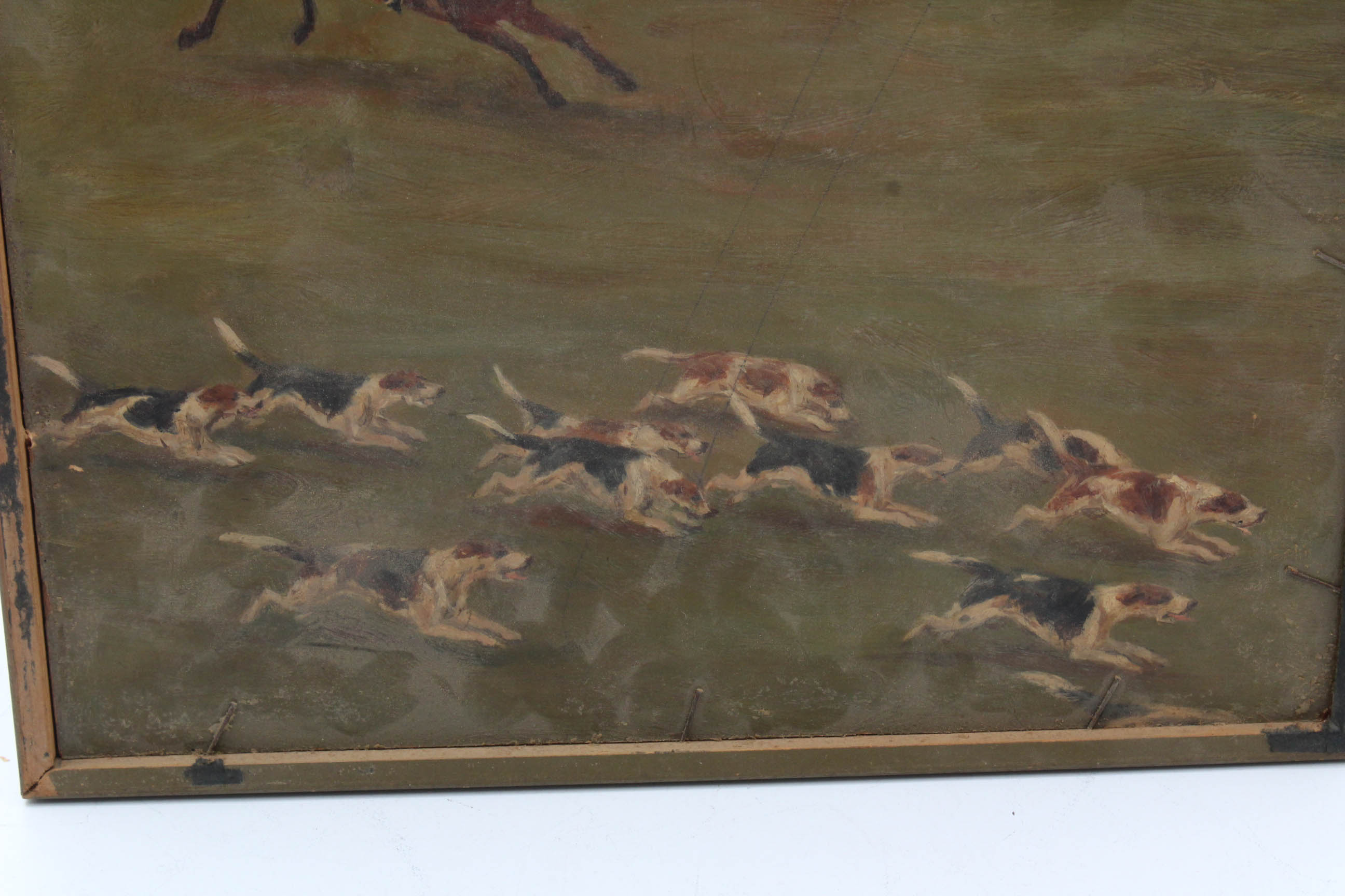 Antique European Two-Sided Painting