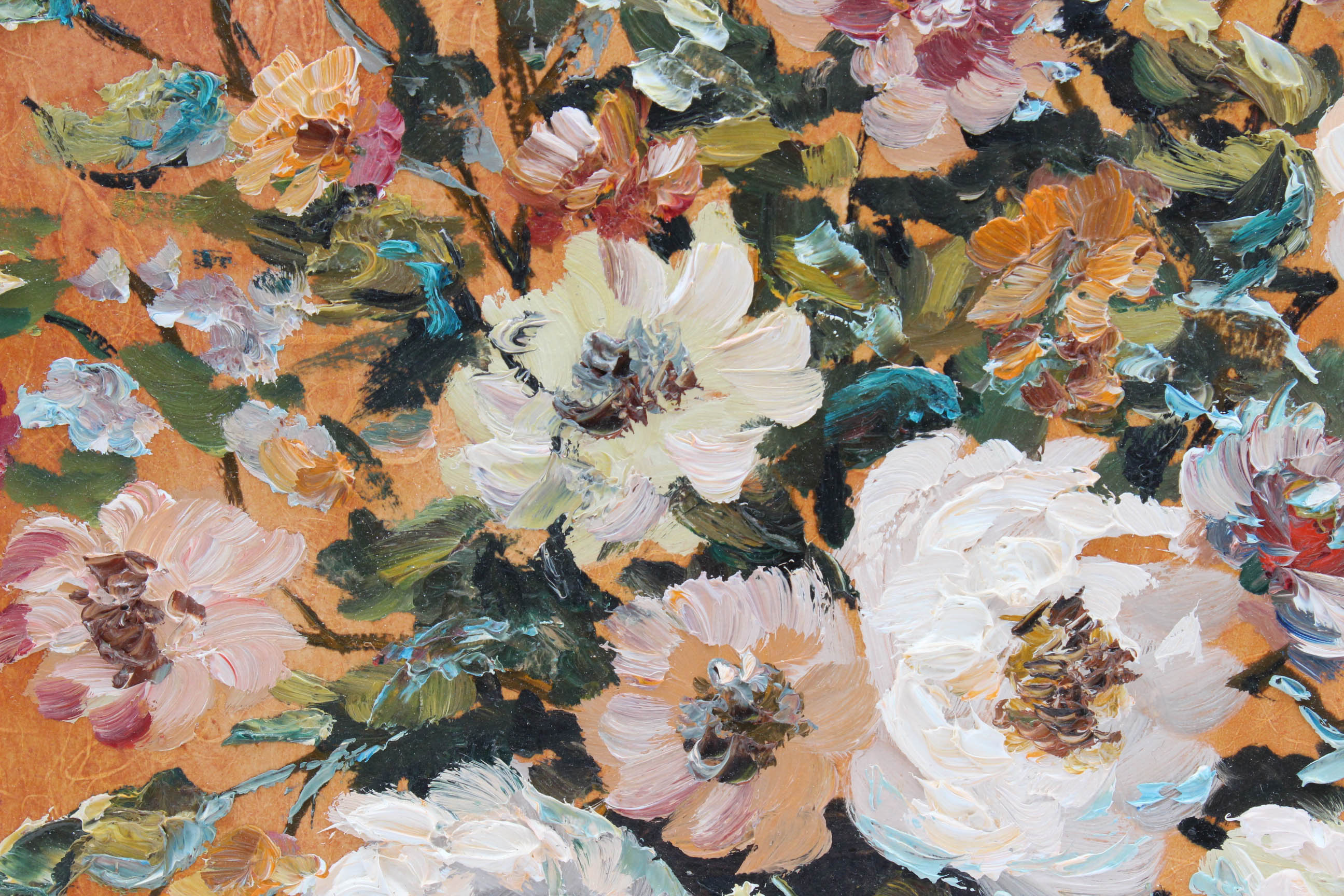 1971 Marj Teague Still Life Oil Painting