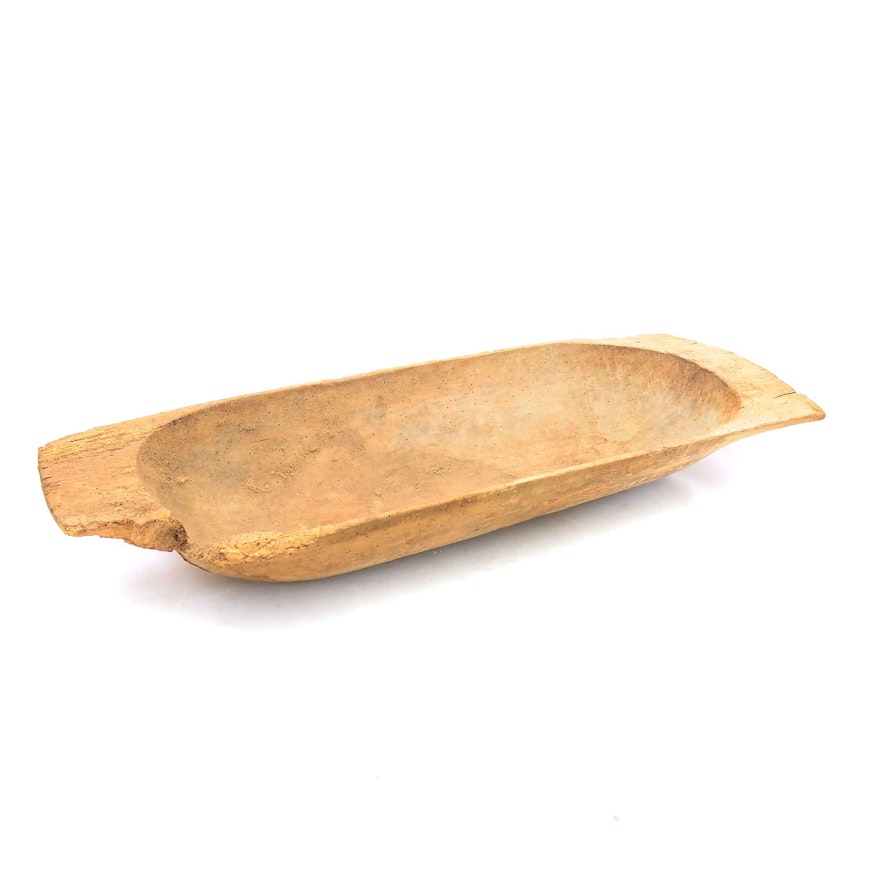 Handcrafted Wooden Dough Bowl
