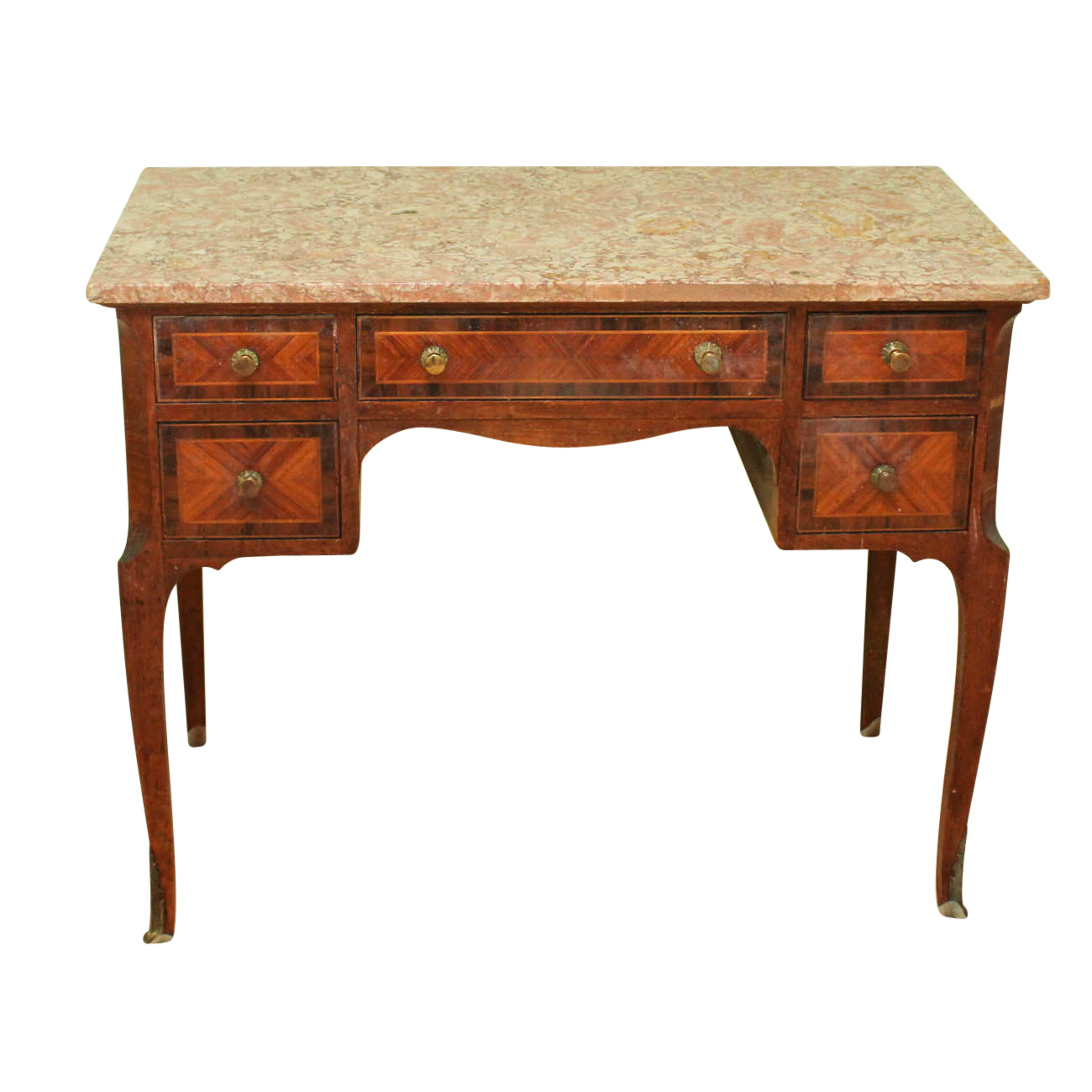 Antique Marble Top Writing Desk