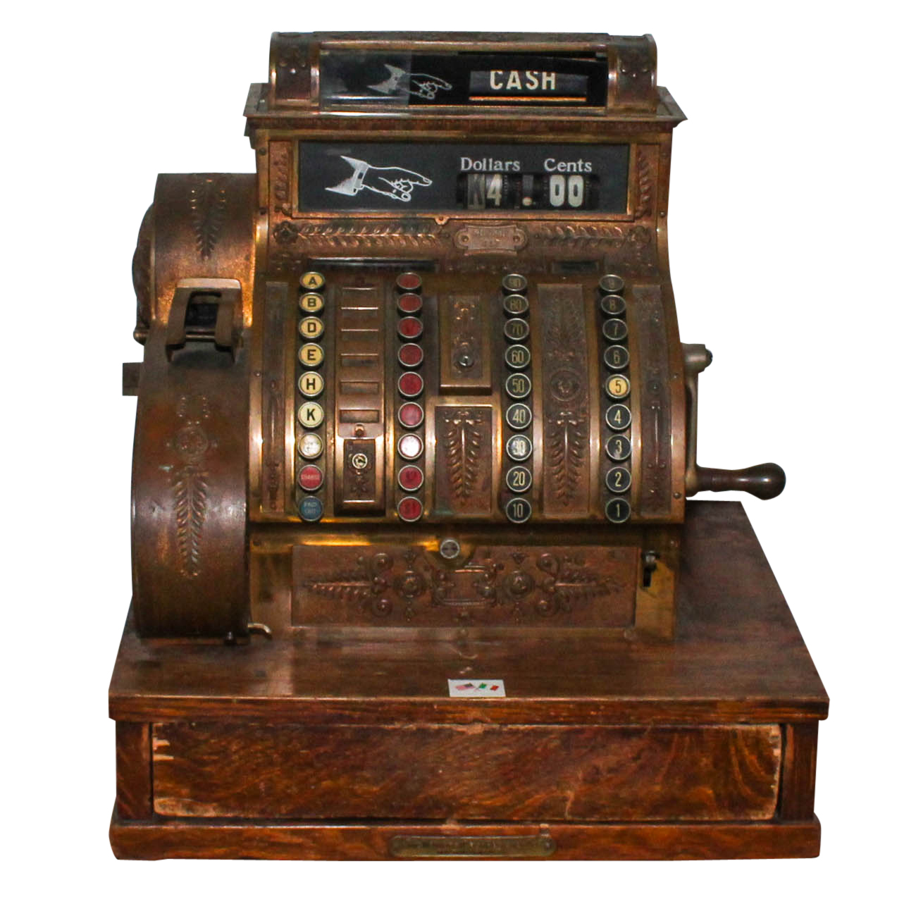 Vintage National Cash Register Model 442