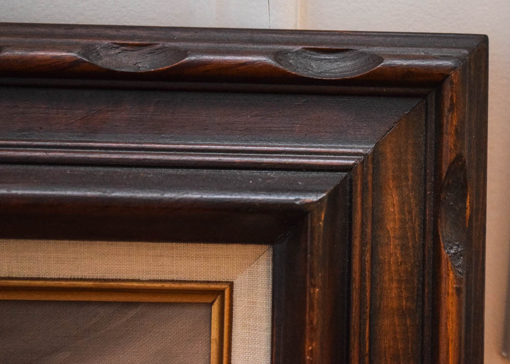 Original V. Banghart Acrylic on Canvas of a Desert Butte