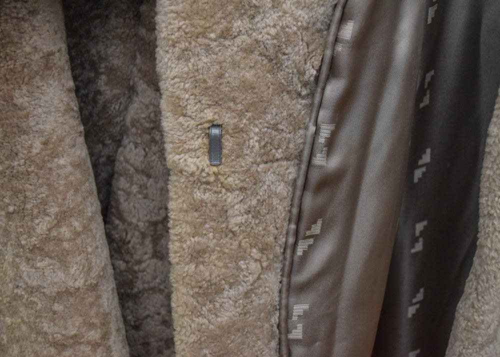 Vintage Sheared Persian Lamb Wool Fur Coat