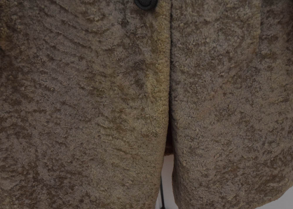 Vintage Sheared Persian Lamb Wool Fur Coat