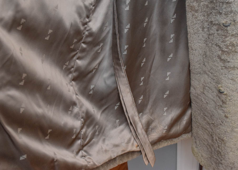 Vintage Sheared Persian Lamb Wool Fur Coat