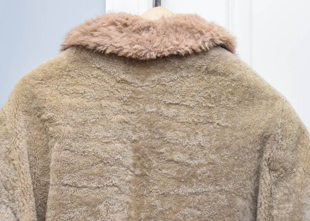 Vintage Sheared Persian Lamb Wool Fur Coat