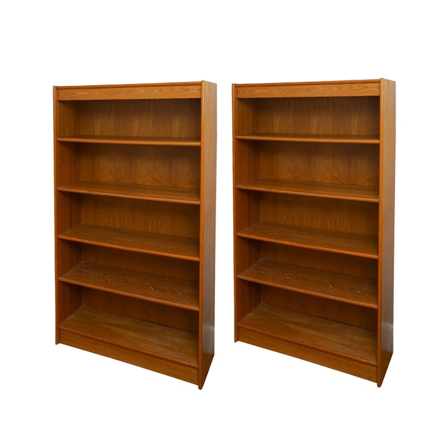 Wall Unit Bookcase Pair