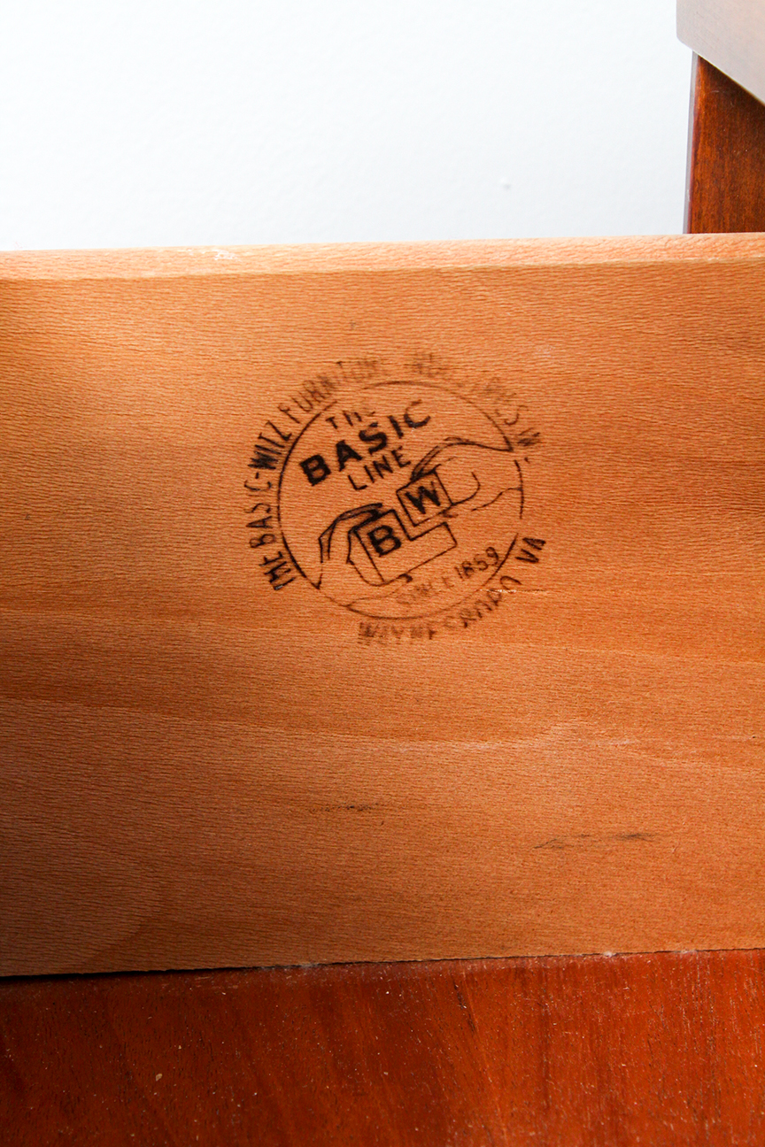 Mid-Century Modern Dresser with Mirror by Basic-Witz Furniture