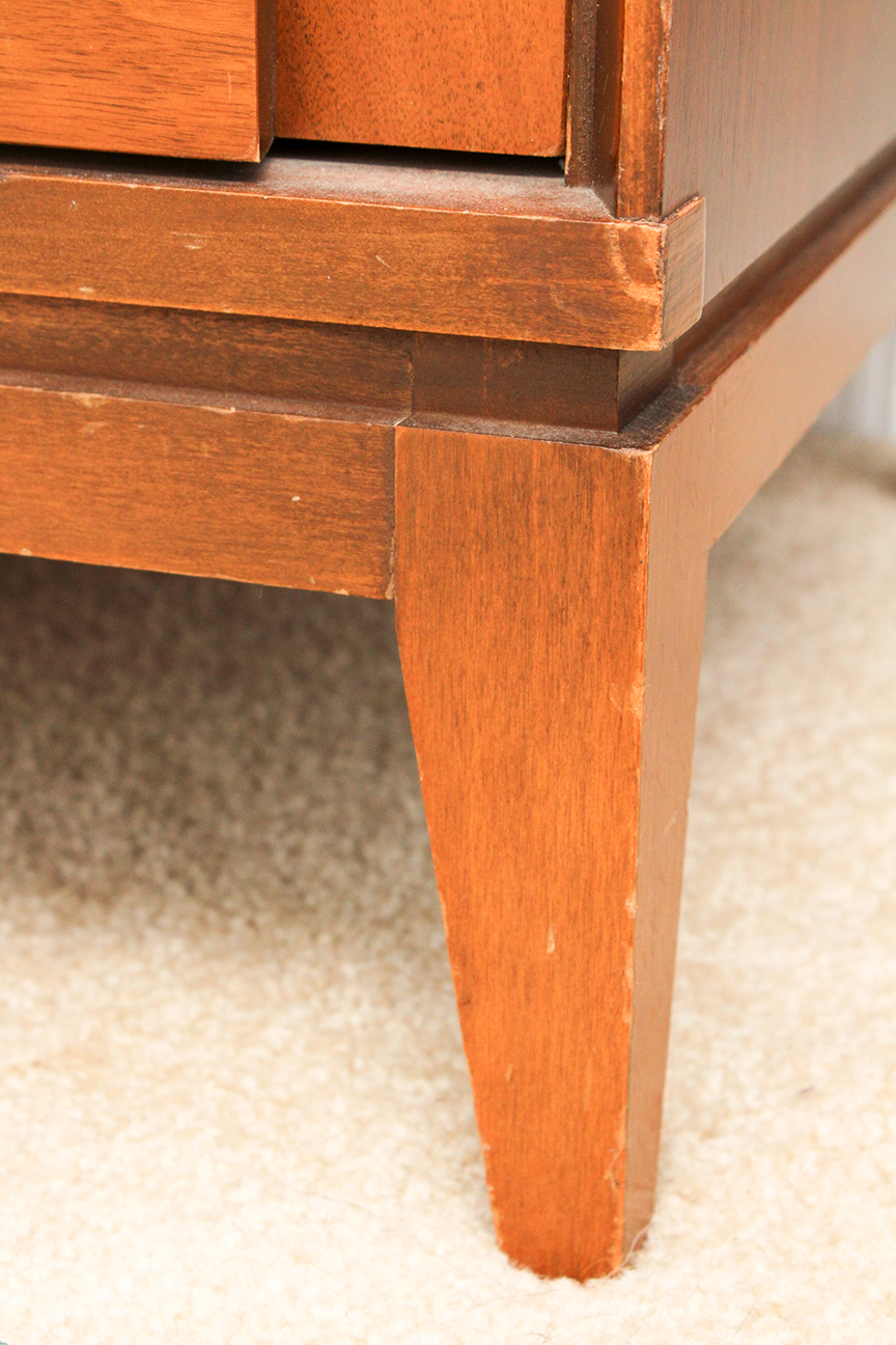 Mid-Century Modern Dresser with Mirror by Basic-Witz Furniture