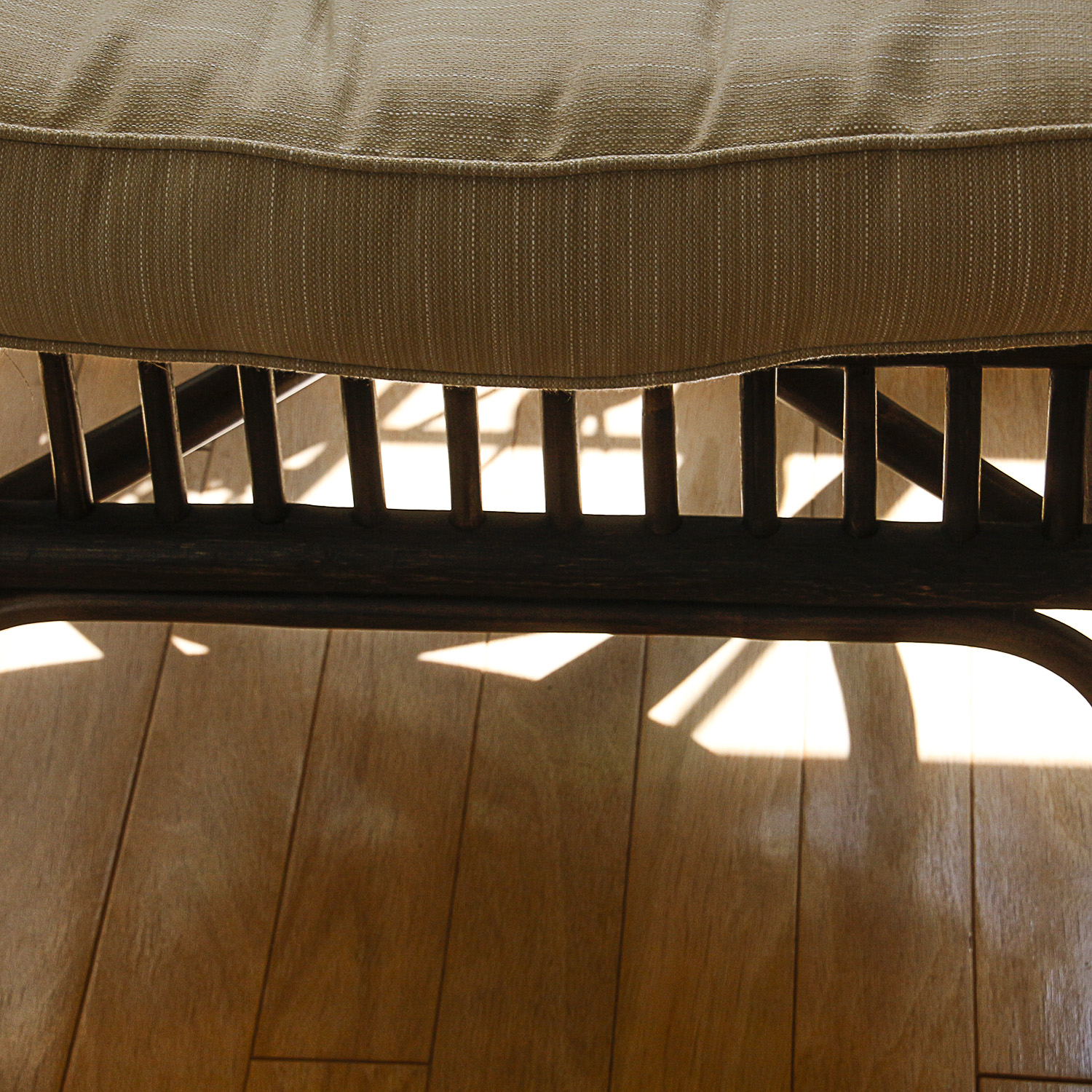 Rattan Armchairs and Side Table