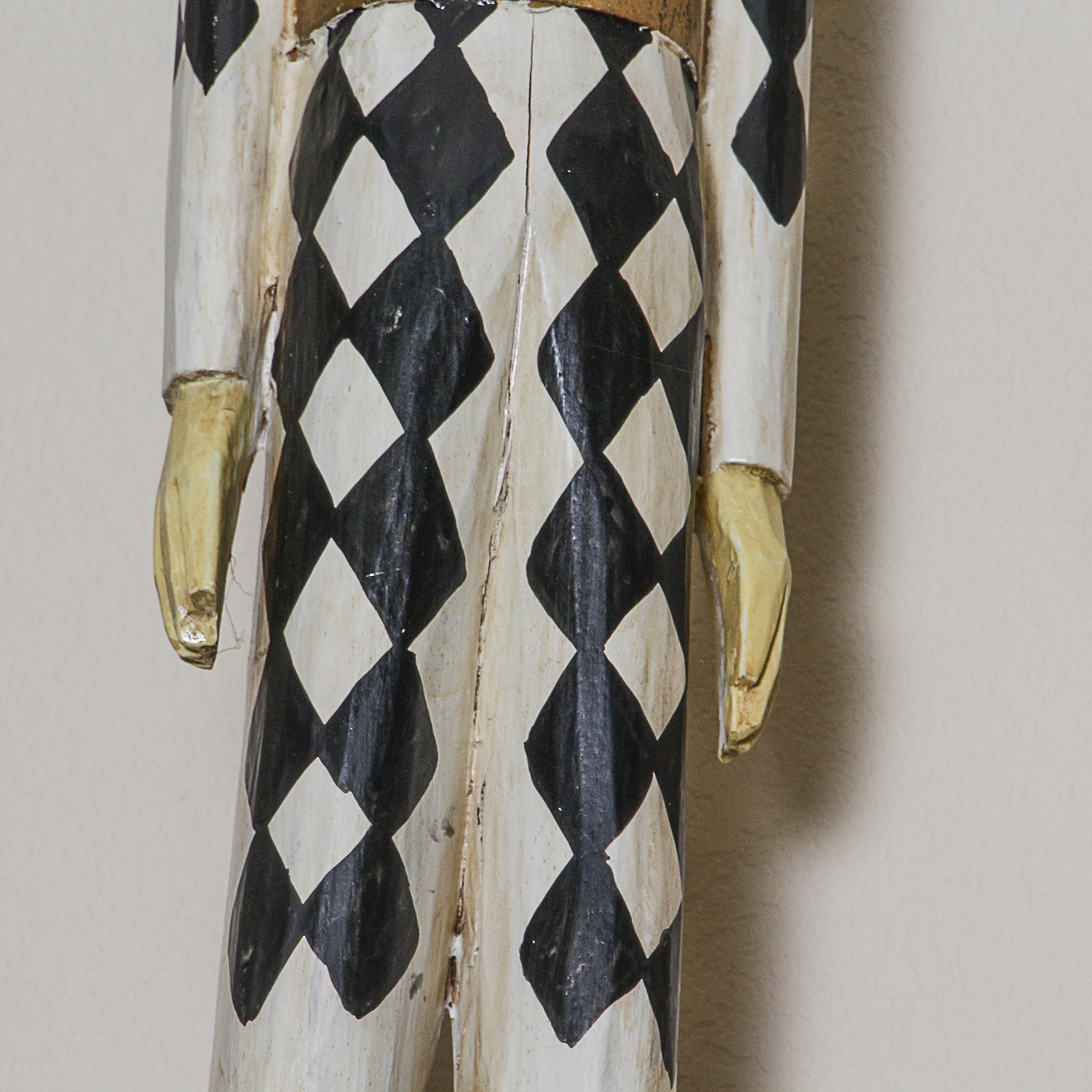 Decorative Hand-Painted Harlequin Figurines