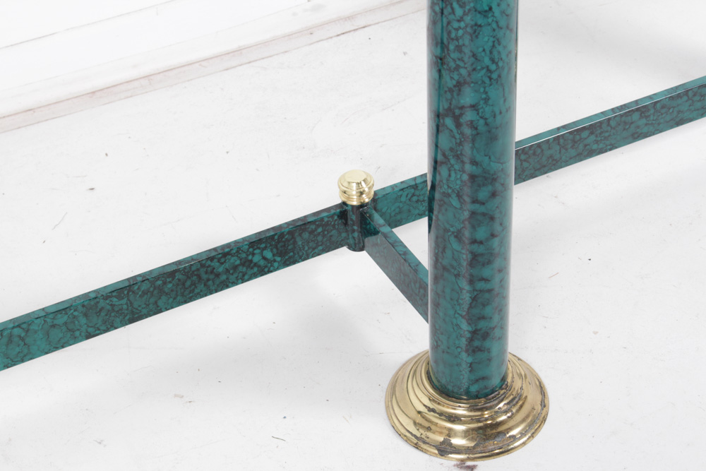 Contemporary Glass Top Sofa Table