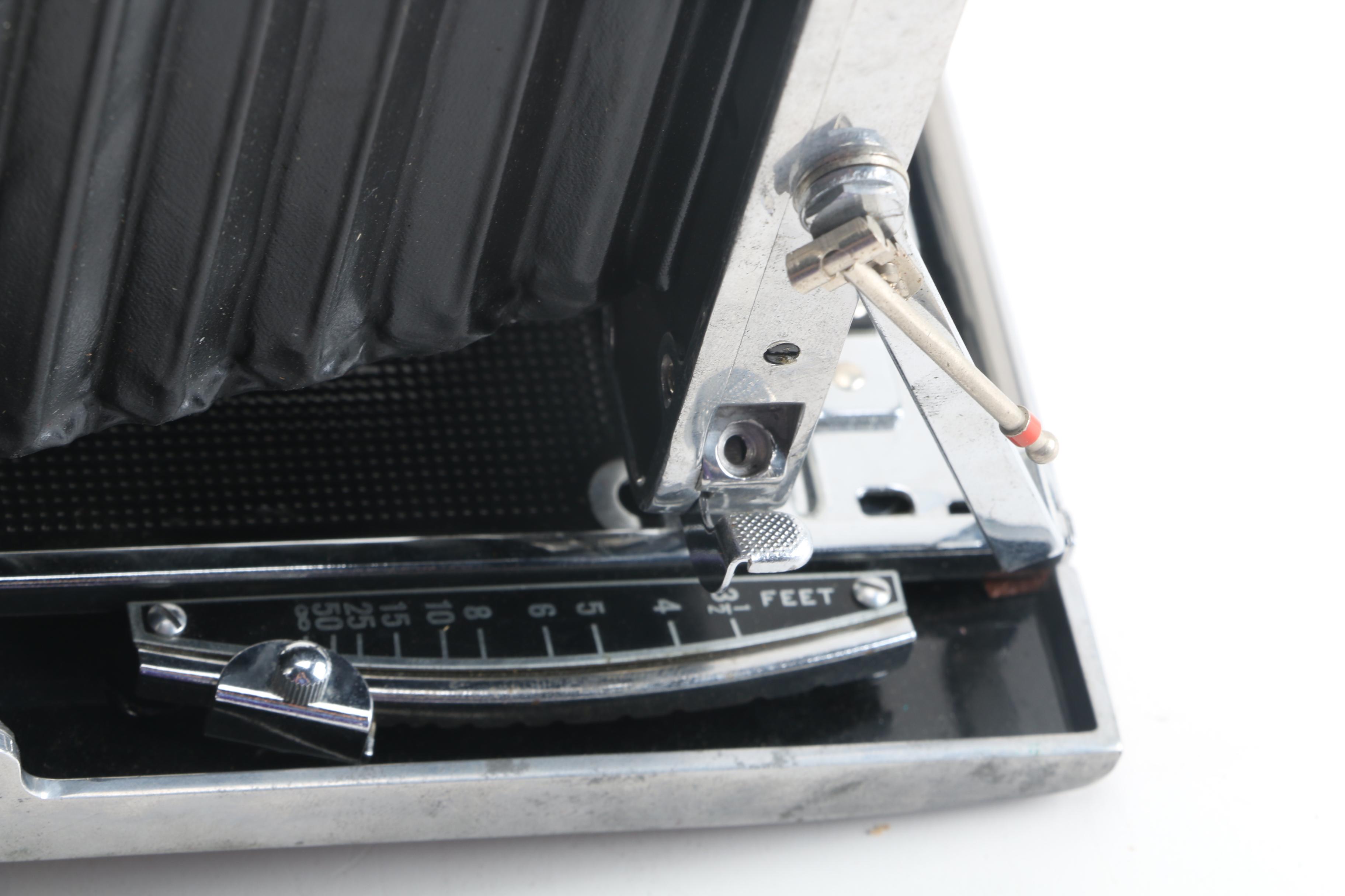 Vintage Polaroid Model 95 Land Camera with Leather Case