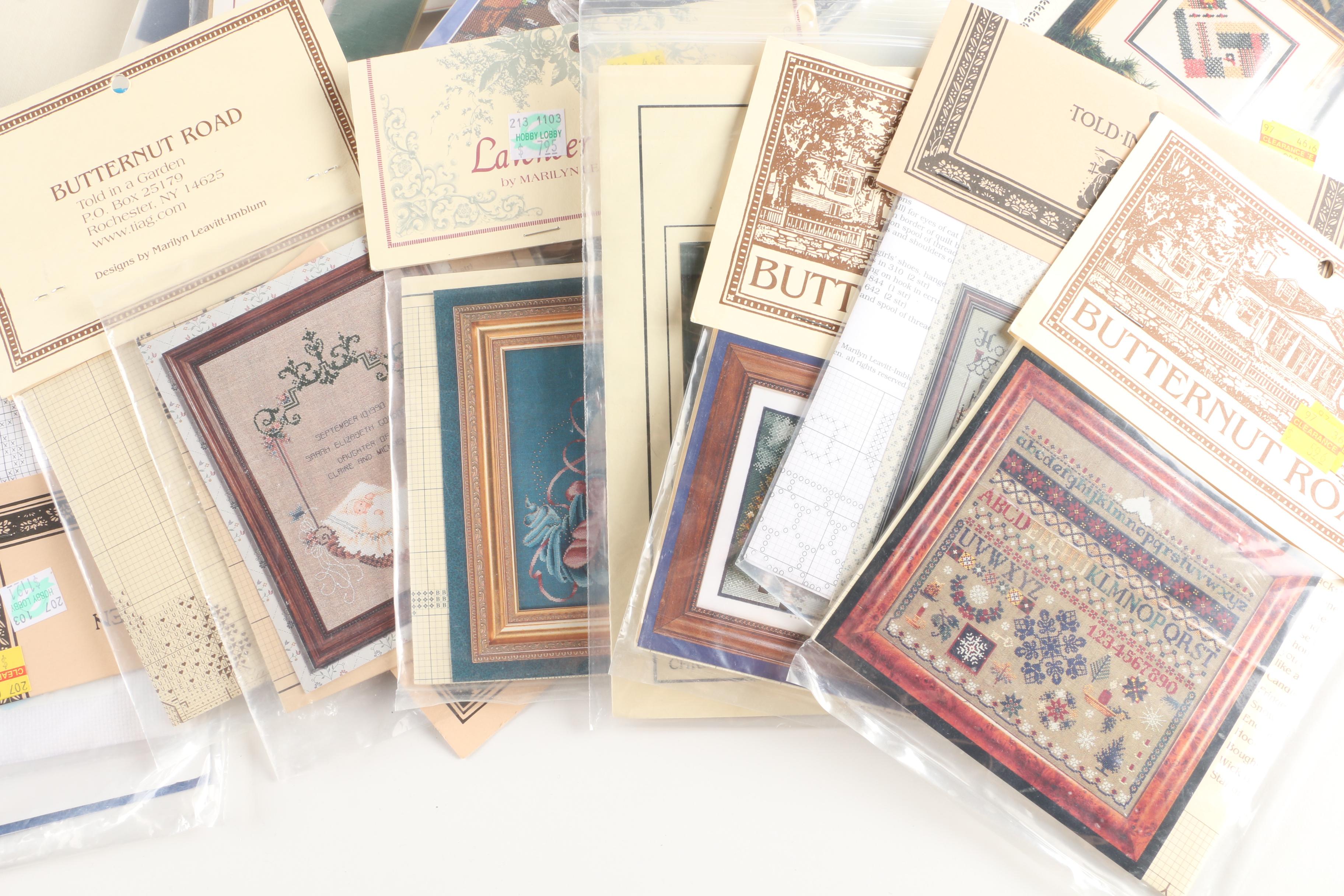 Cross-Stitch Patterns and Carrying Bag