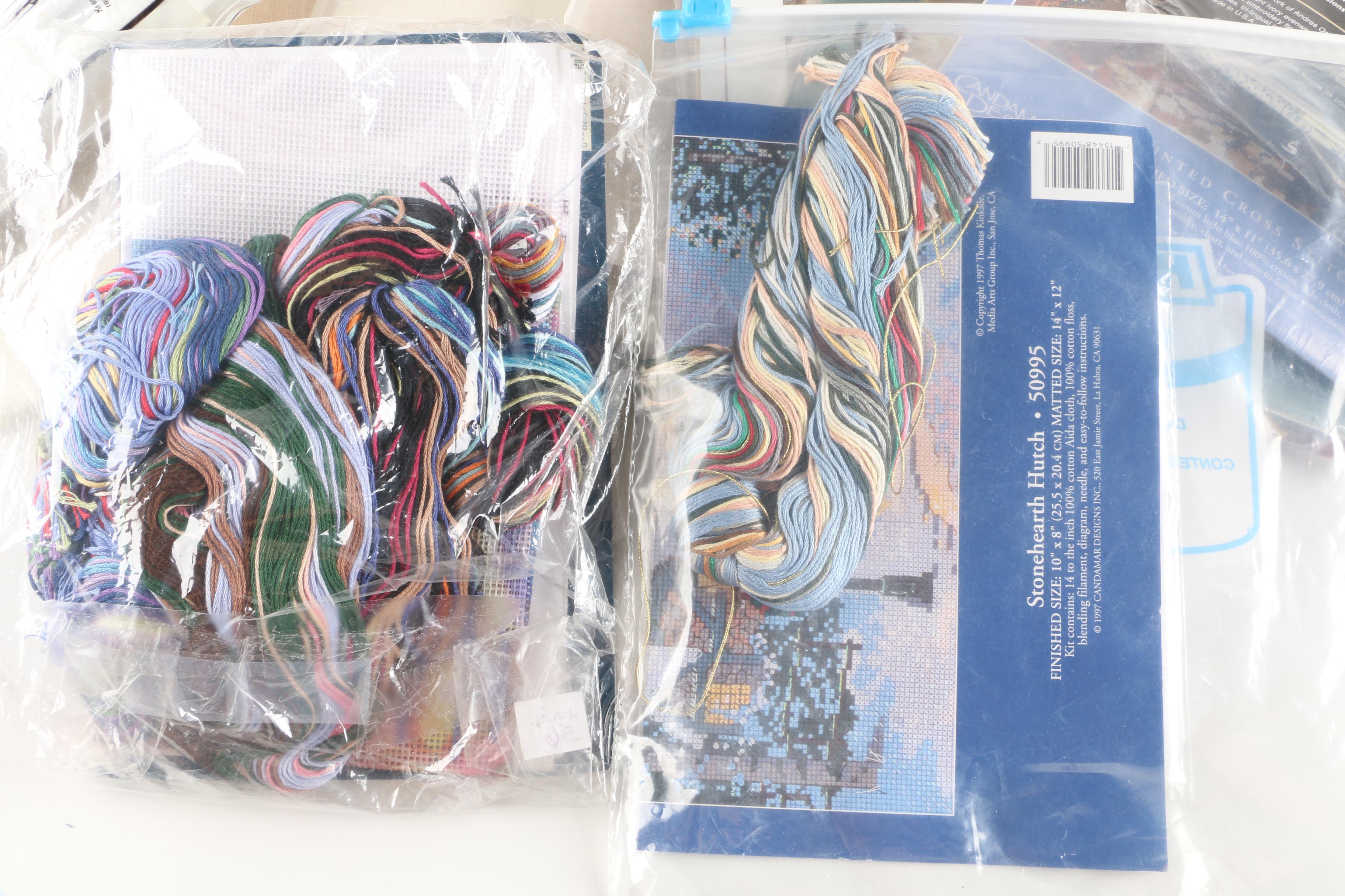 Cross-Stitch Patterns and Carrying Bag