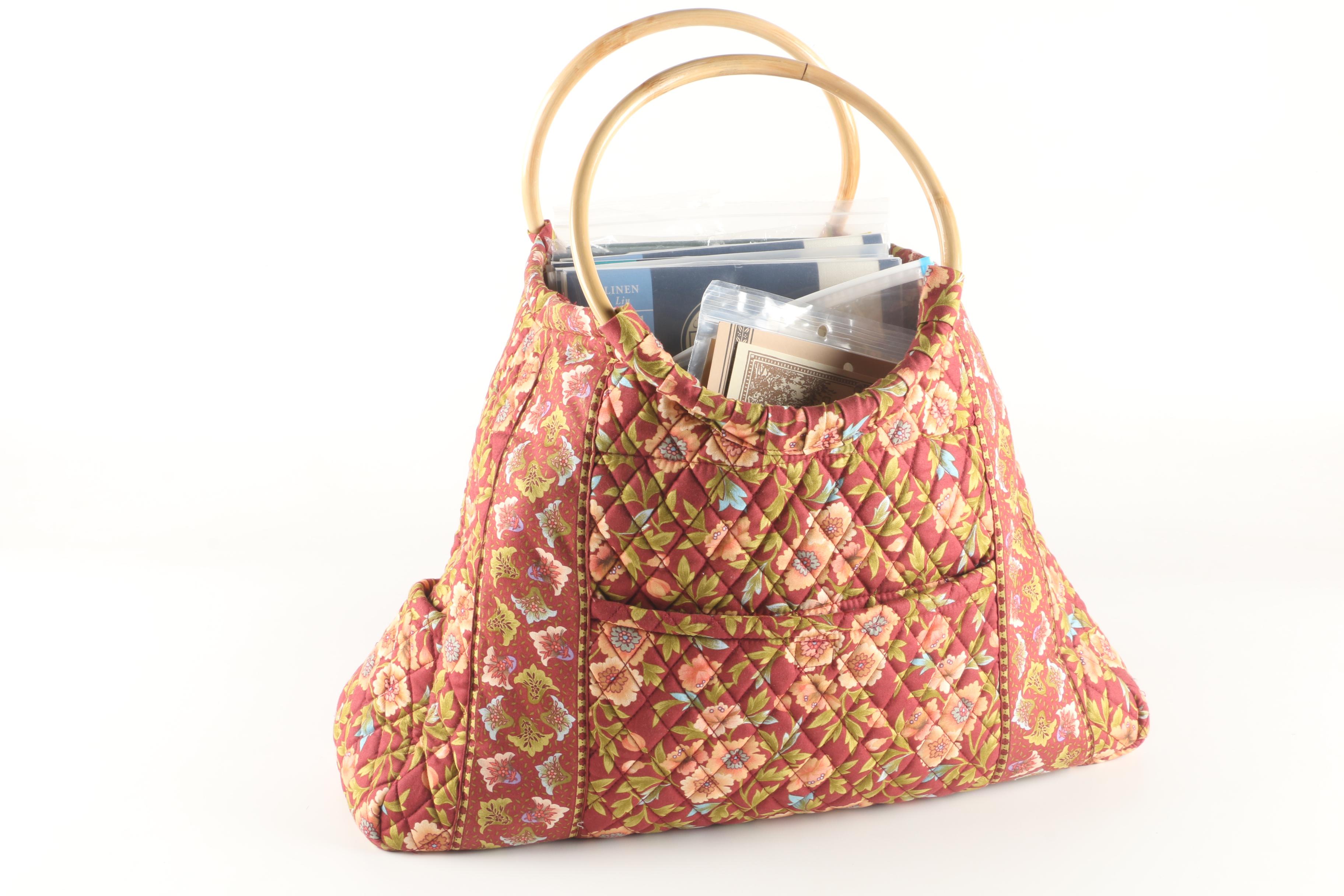 Cross-Stitch Patterns and Carrying Bag