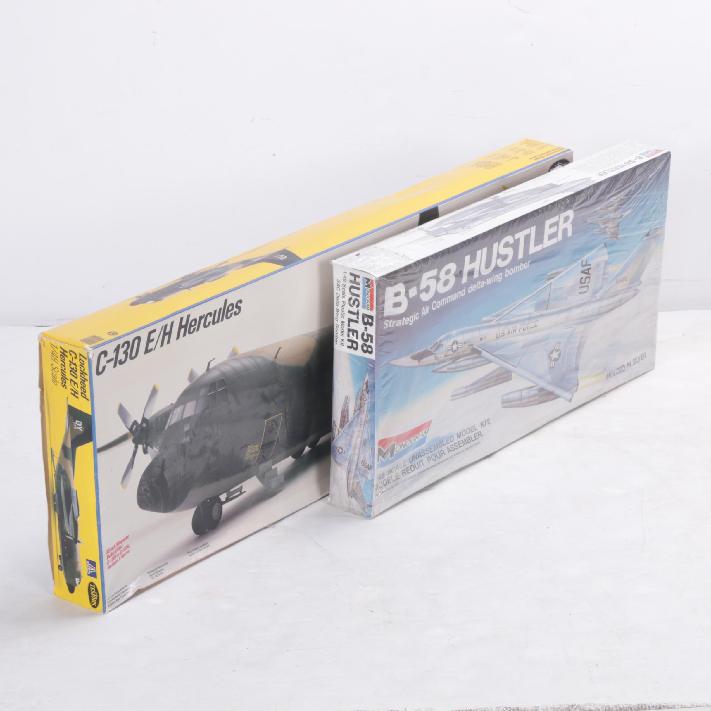 1:48 Scale Military Aircraft Model Kits