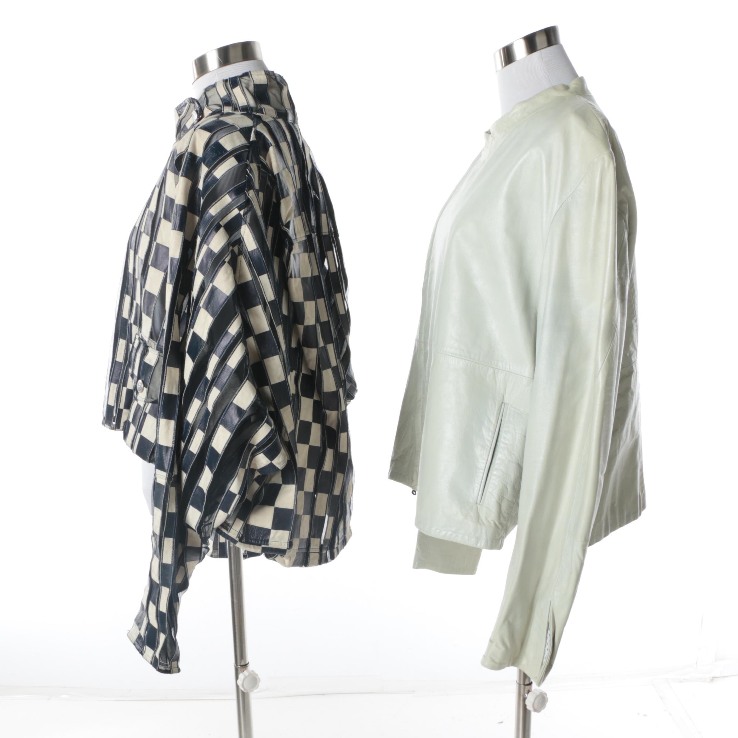 Women's Giorgio Armani and Men's Emporio Armani Leather Jackets