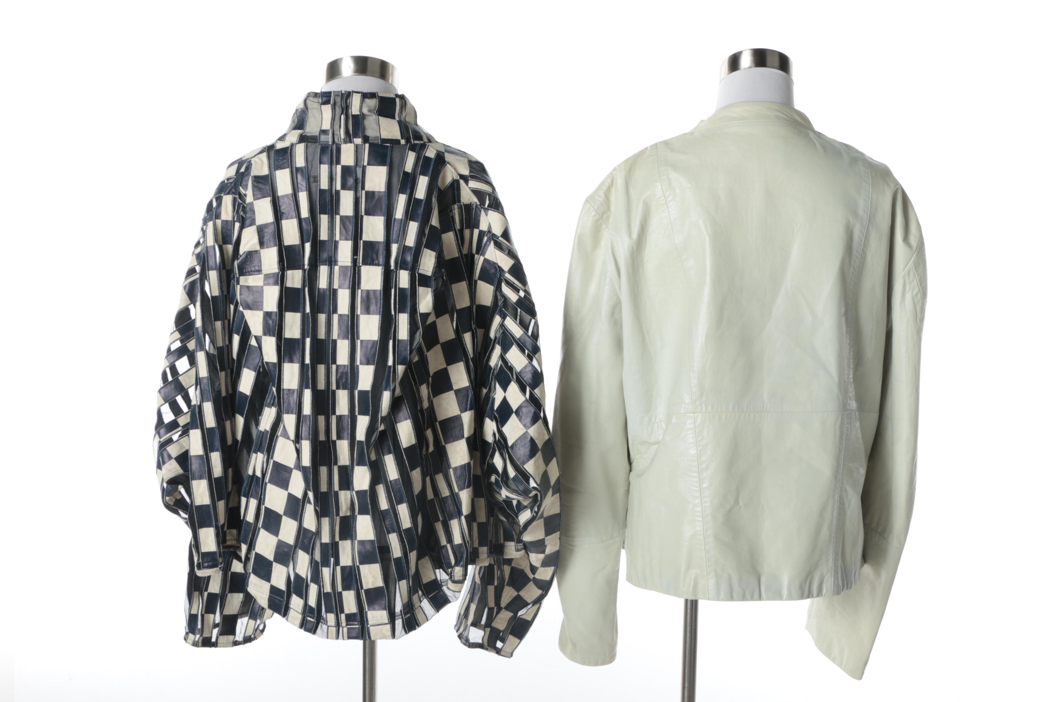 Women's Giorgio Armani and Men's Emporio Armani Leather Jackets