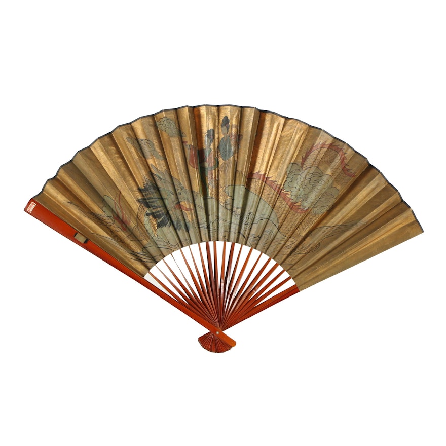 Chinese Hand-Painted Paper Fan