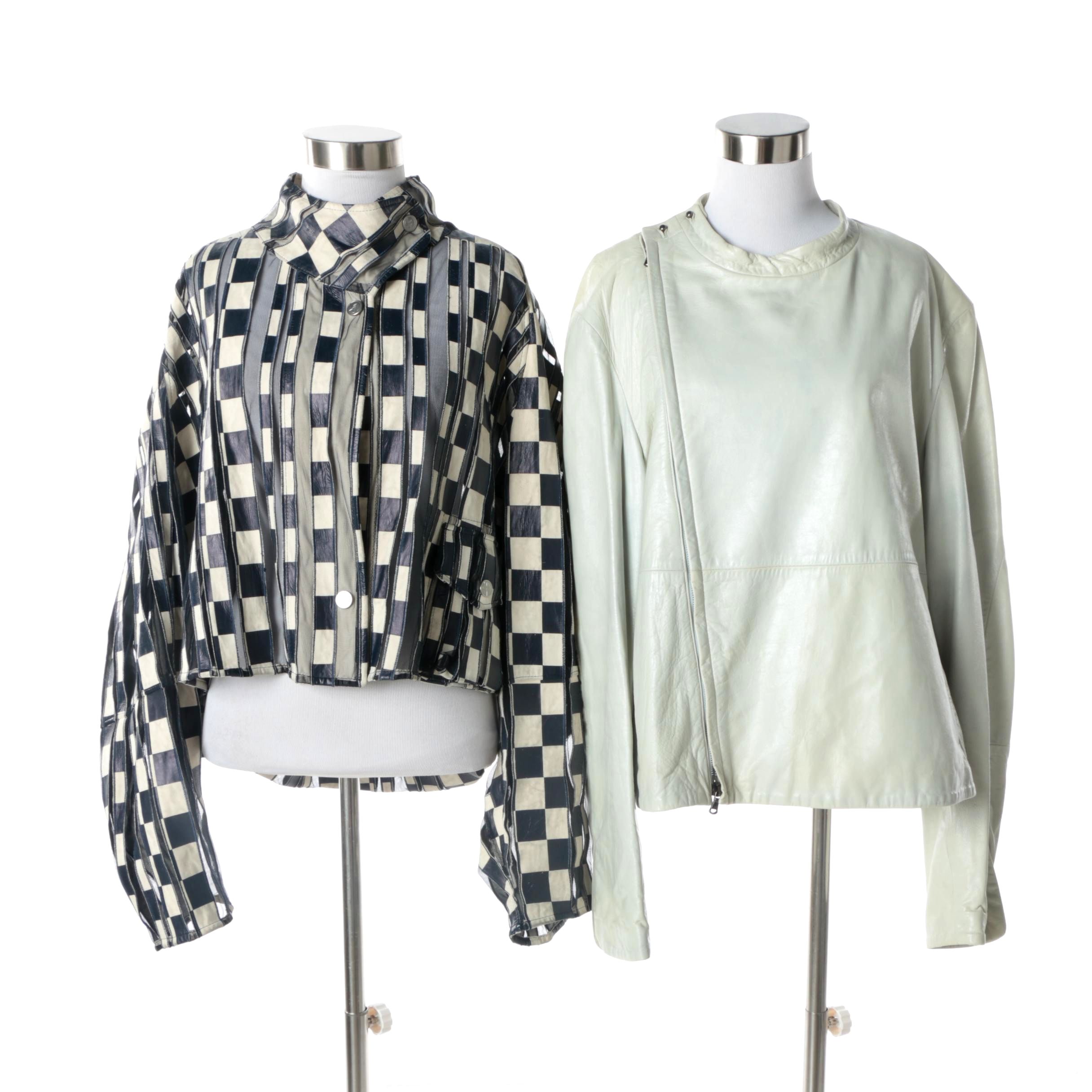 Women's Giorgio Armani and Men's Emporio Armani Leather Jackets