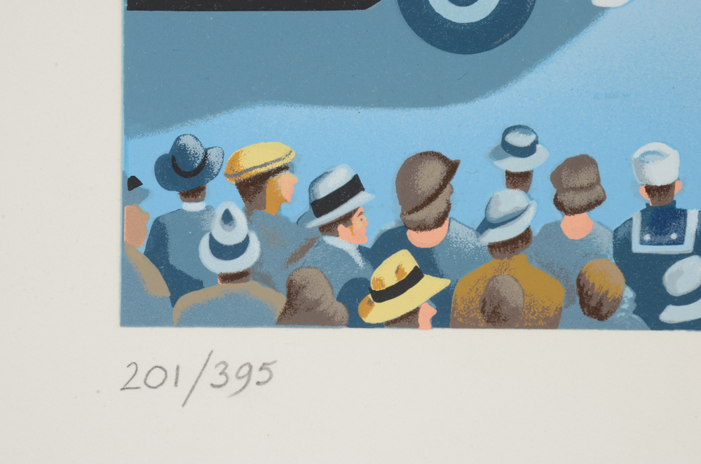 Michael Stringer Signed Limited Edition Serigraph "Chinese Theater"