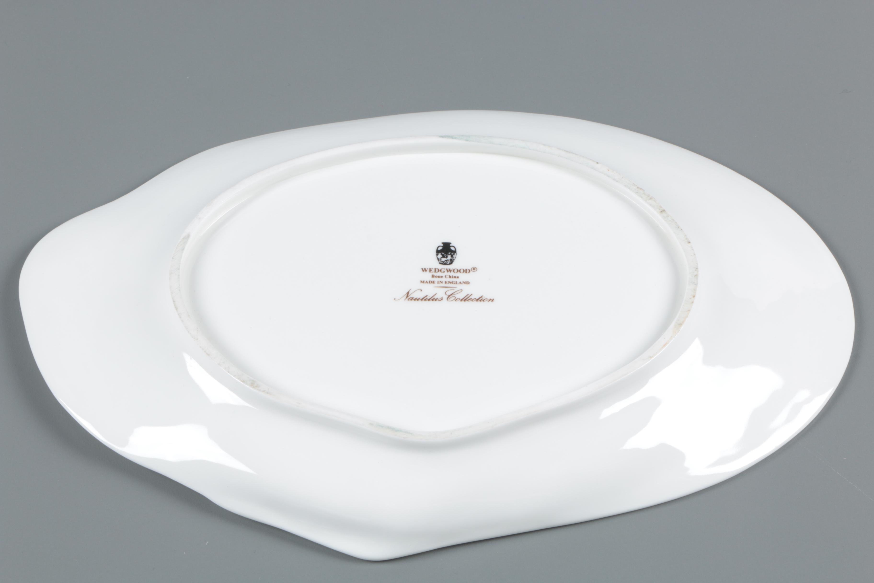 Wedgwood "Nautilus" Bone China Centerpiece with Underplate