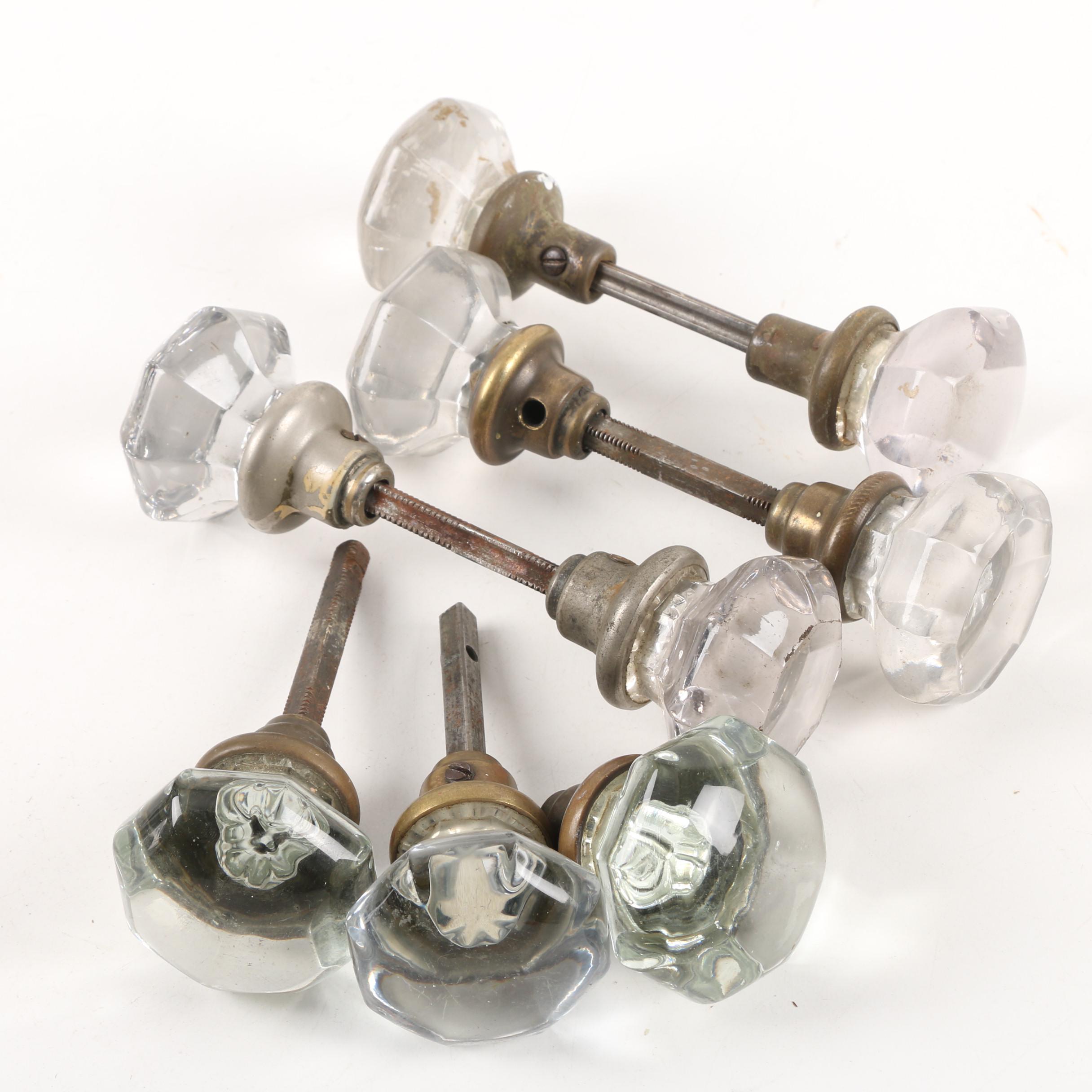 Vintage Glass Door Knobs