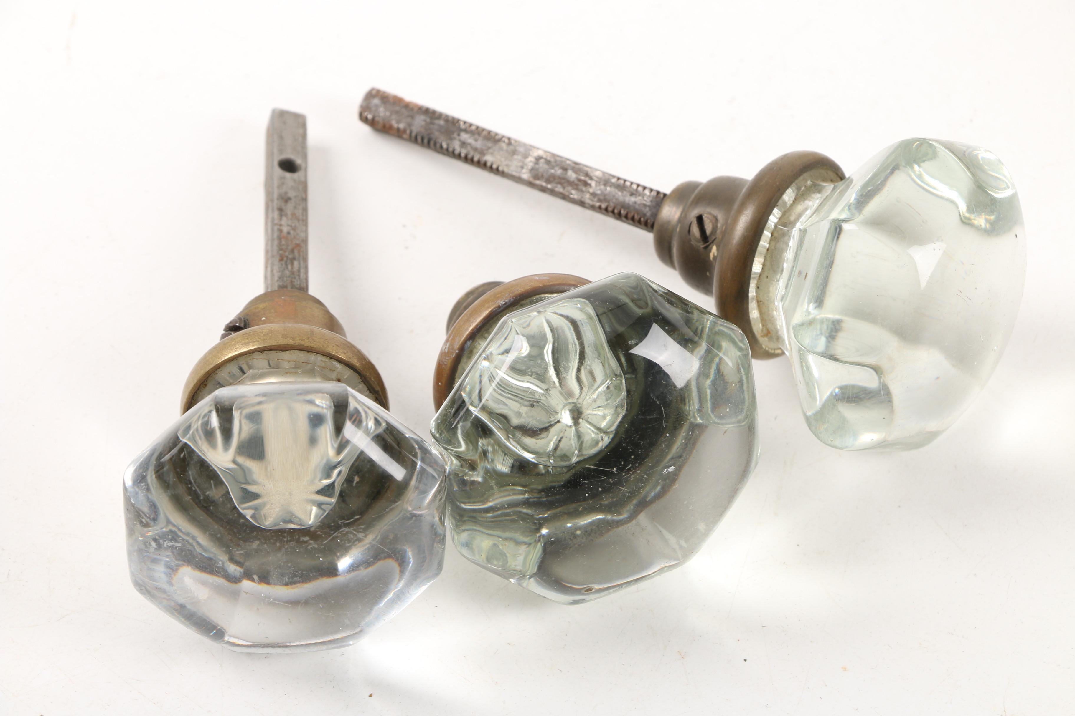 Vintage Glass Door Knobs
