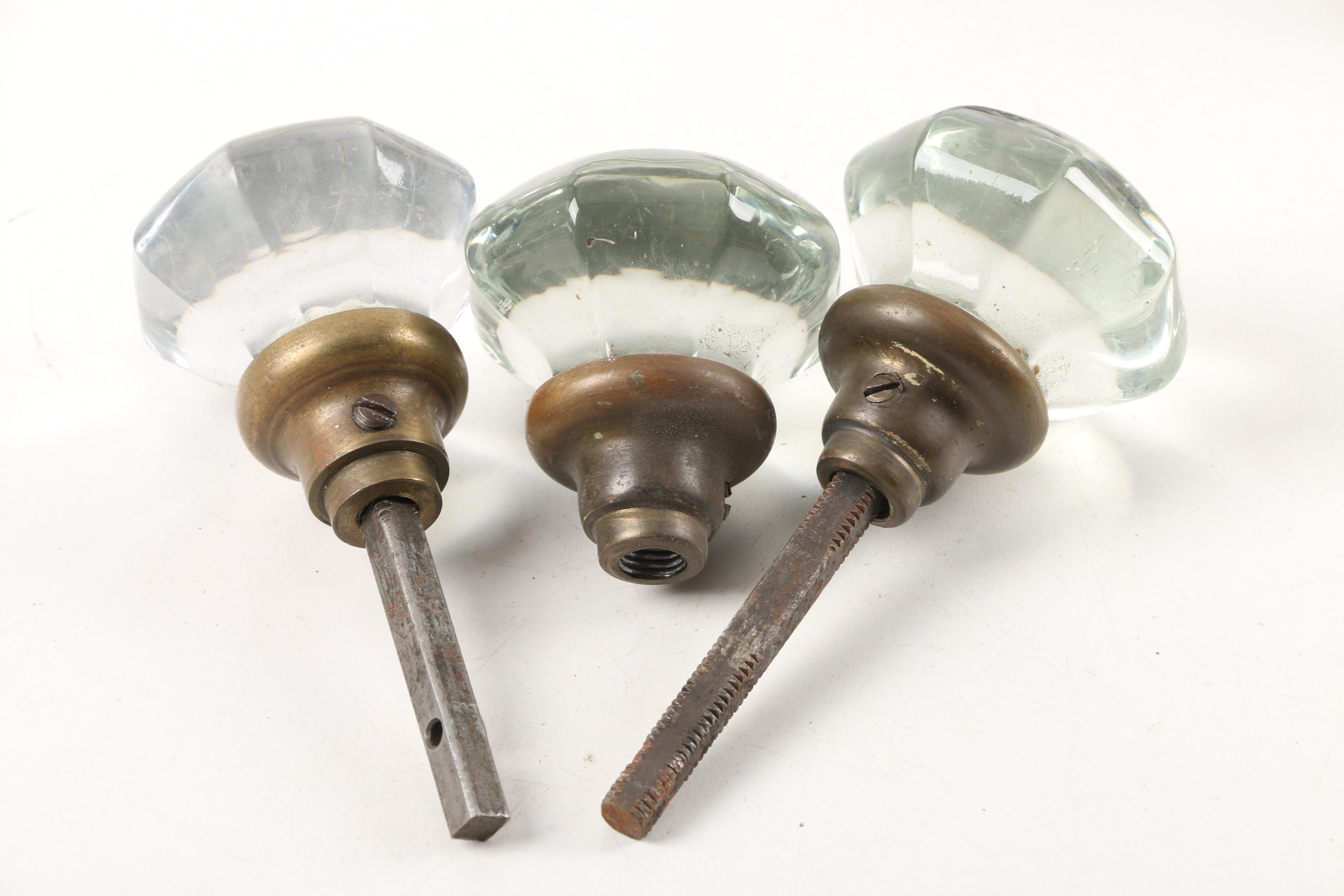 Vintage Glass Door Knobs