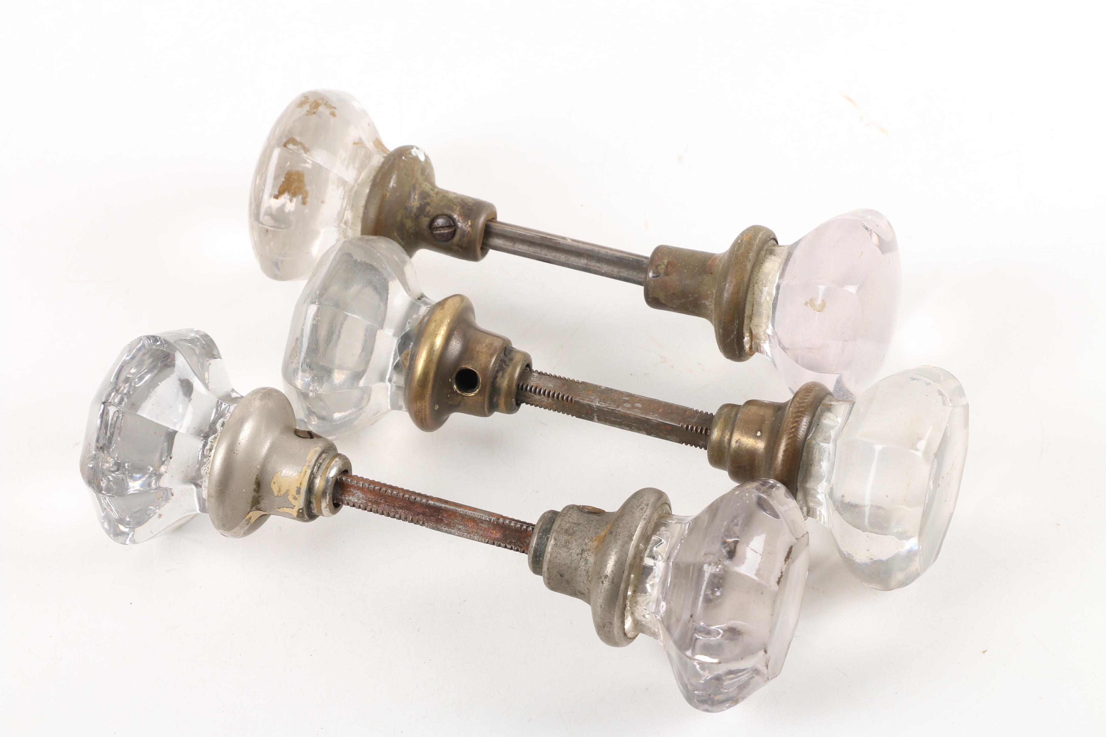 Vintage Glass Door Knobs