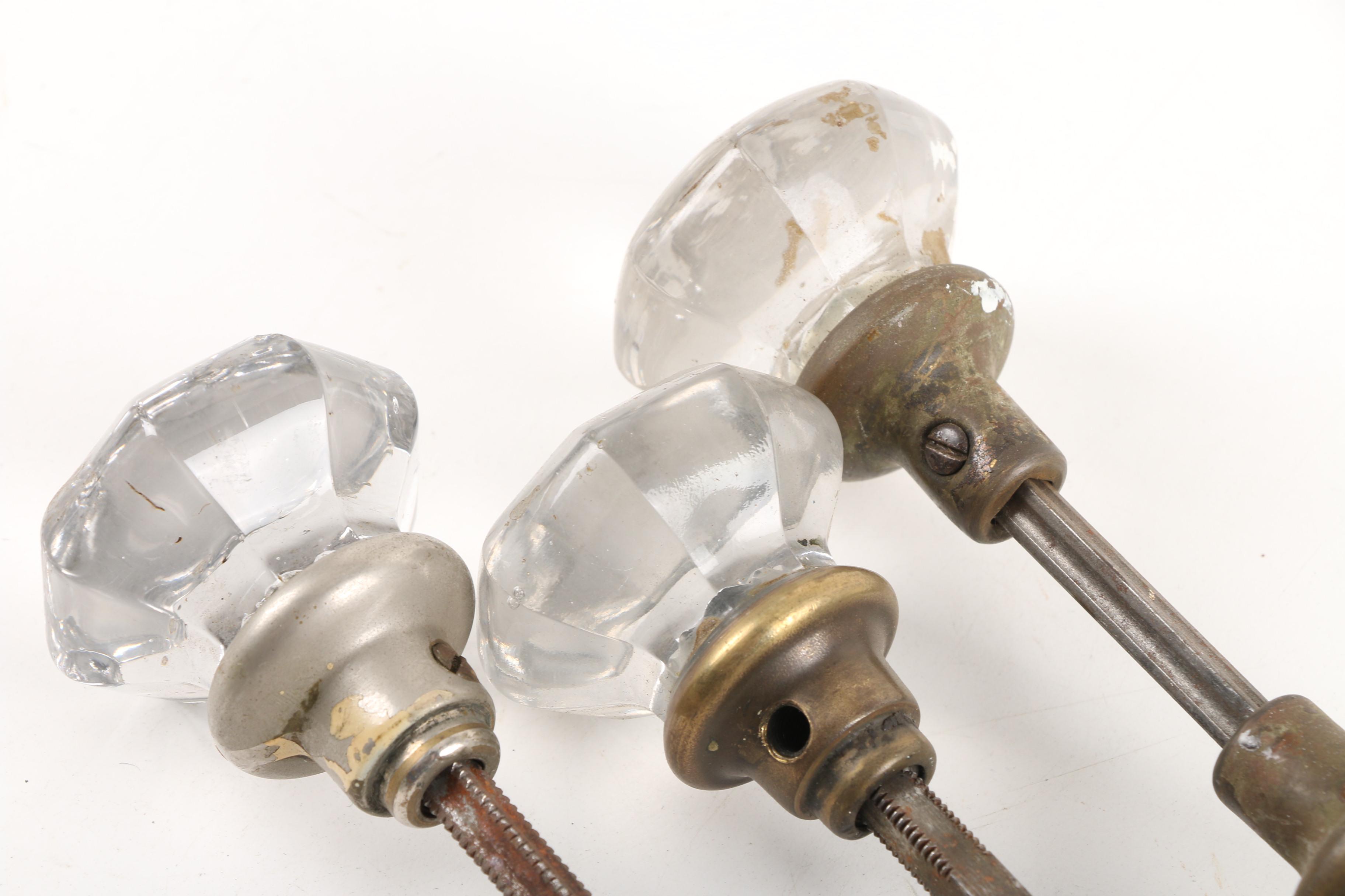Vintage Glass Door Knobs