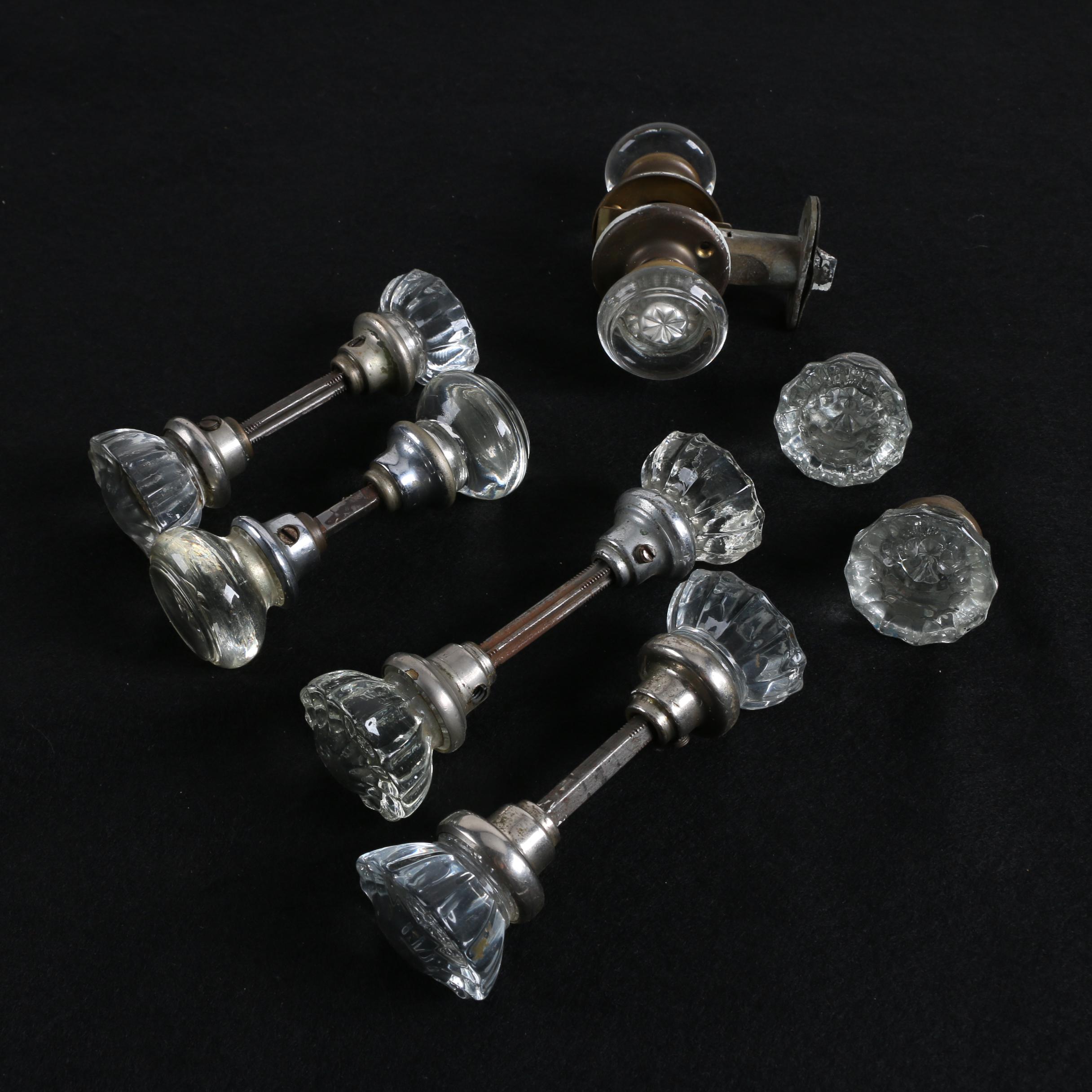 Vintage Glass Door Knobs
