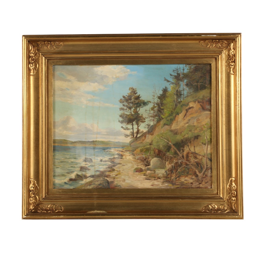 Harald Julius Niels Pryn Oil Painting