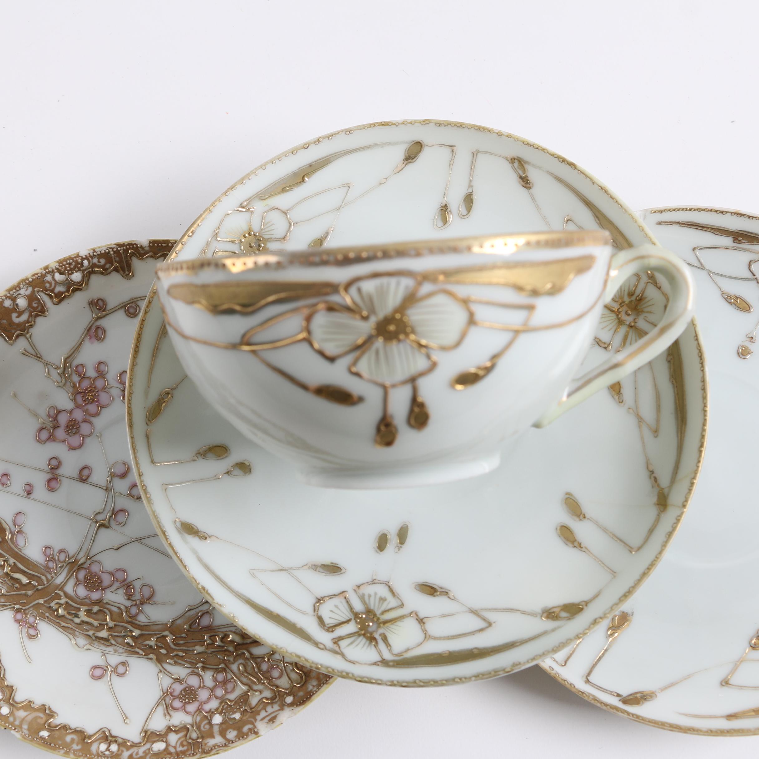 Vintage Japanese Bibi Hand-Painted Porcelain Tableware